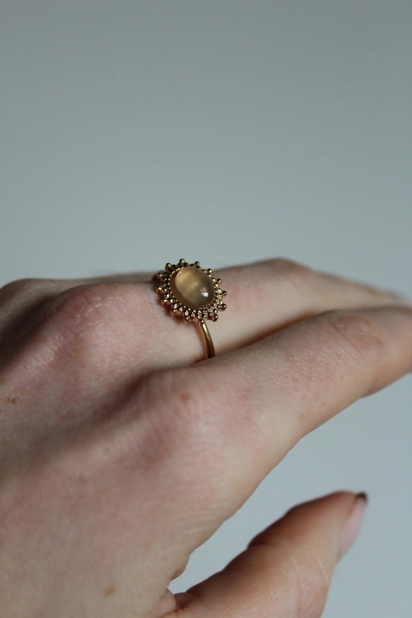 Jolie - Naturstein - Ring - Edelstahl - Image 9