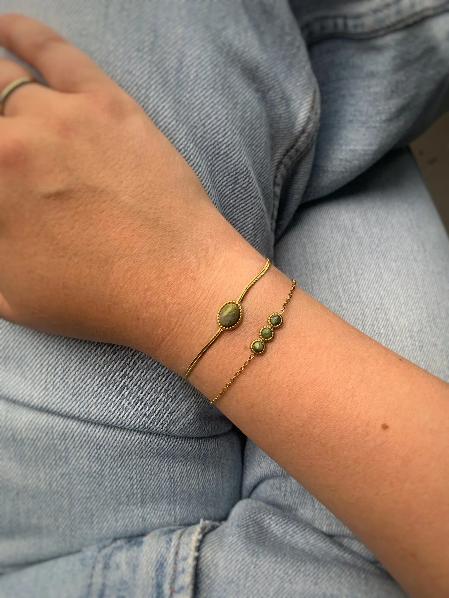 Kate - Armband - Naturstein - Edelstahl - Image 4