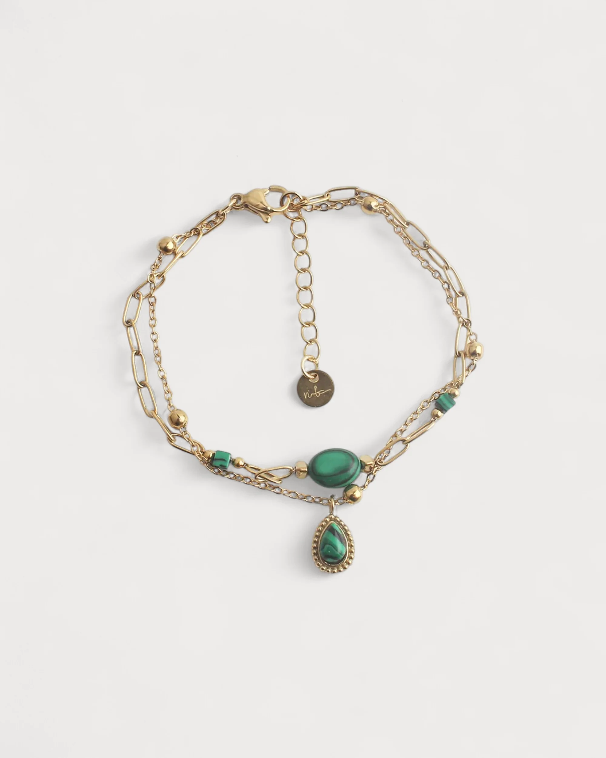 Kela - Armband - Naturstein - Edelstahl - Image 4