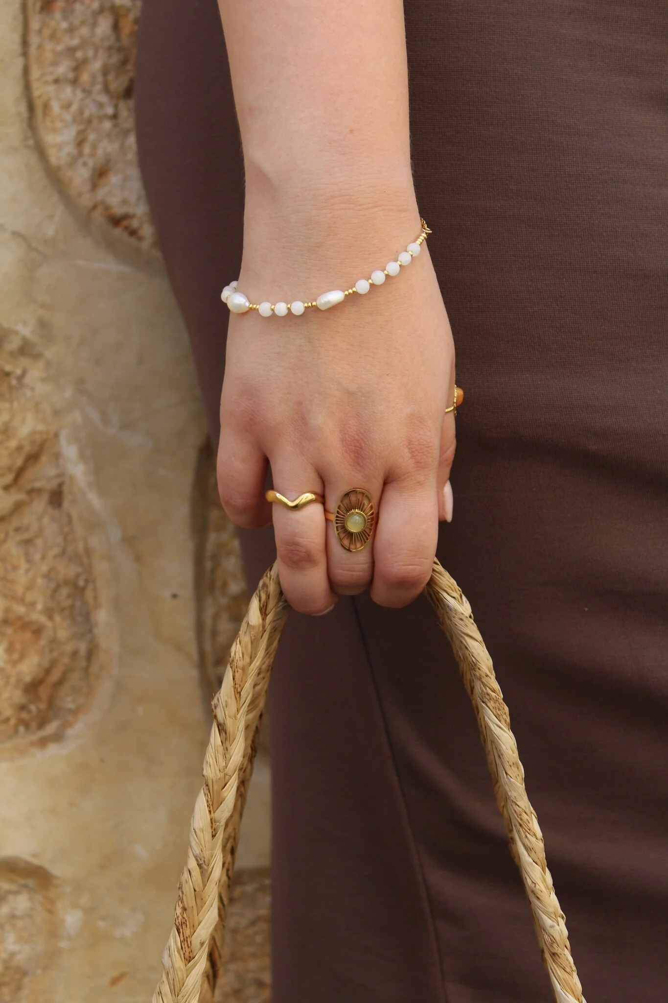 Kira - Armband - Naturstein - Edelstahl - Image 9