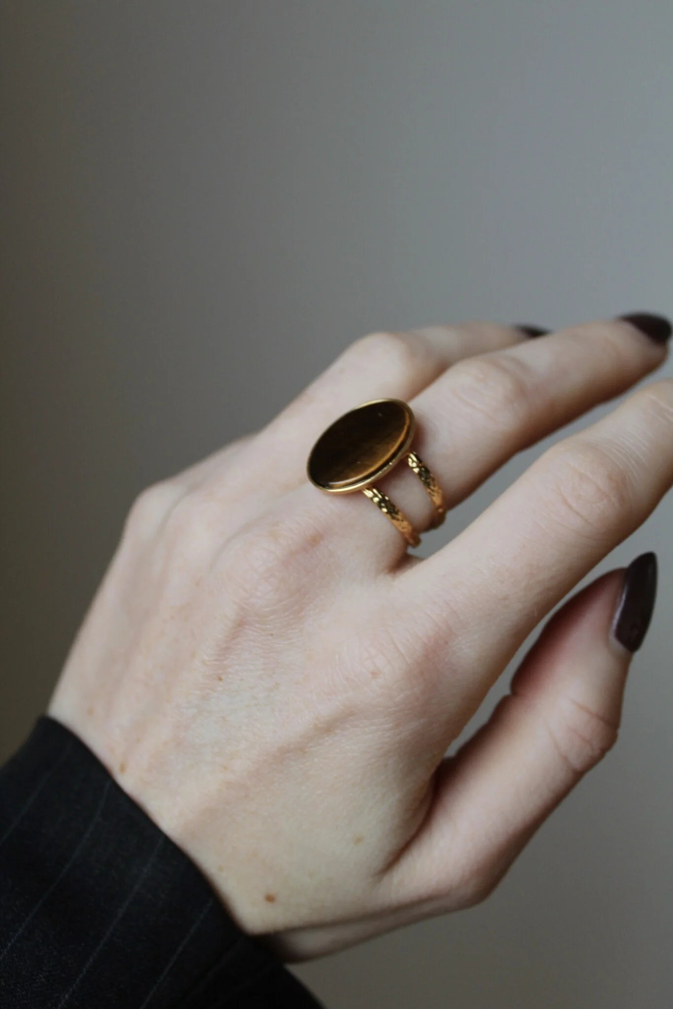 Layla - Ring - Edelstahl - Verstellbar - Naturstein - Image 11