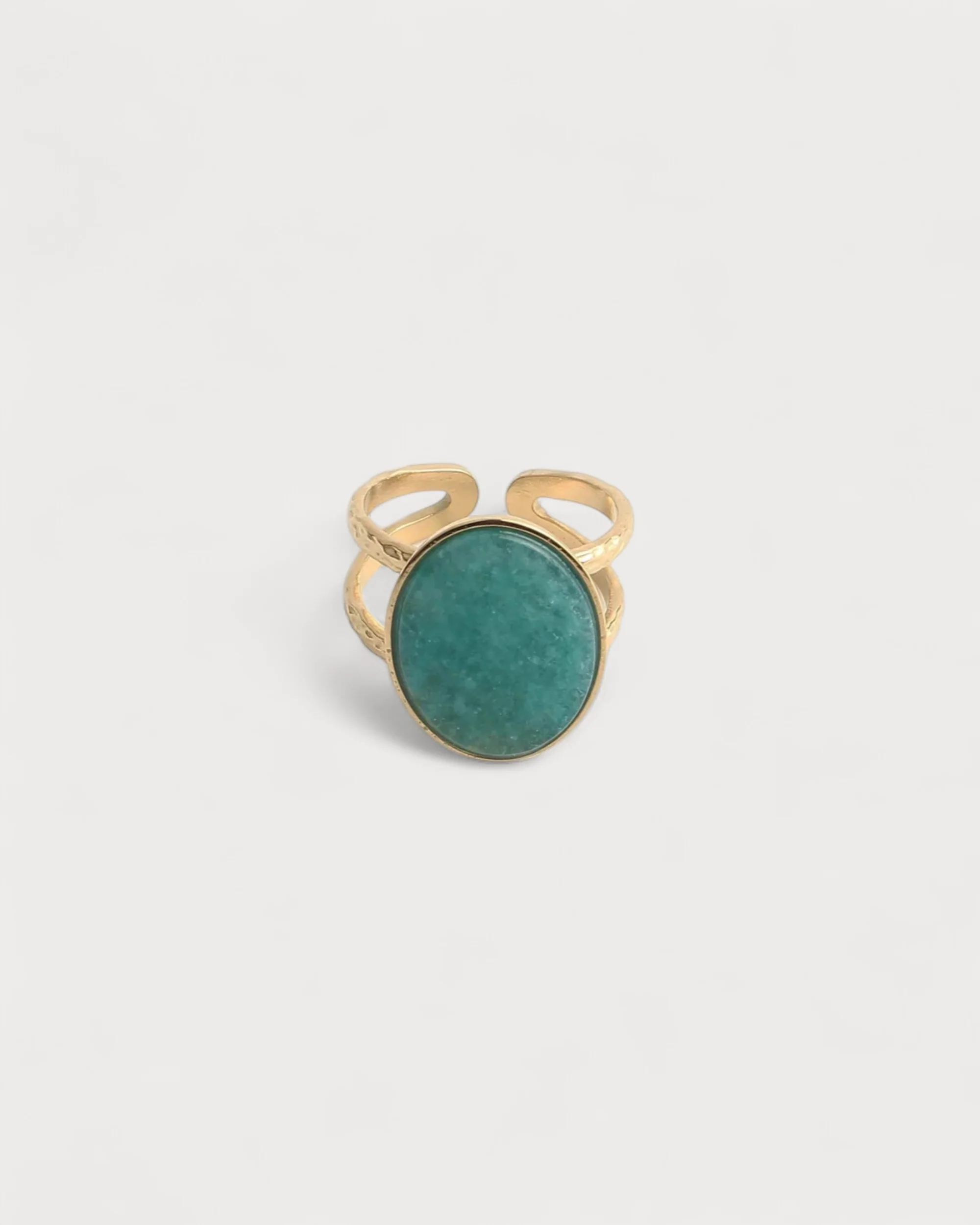 Layla - Ring - Edelstahl - Verstellbar - Naturstein - Image 18