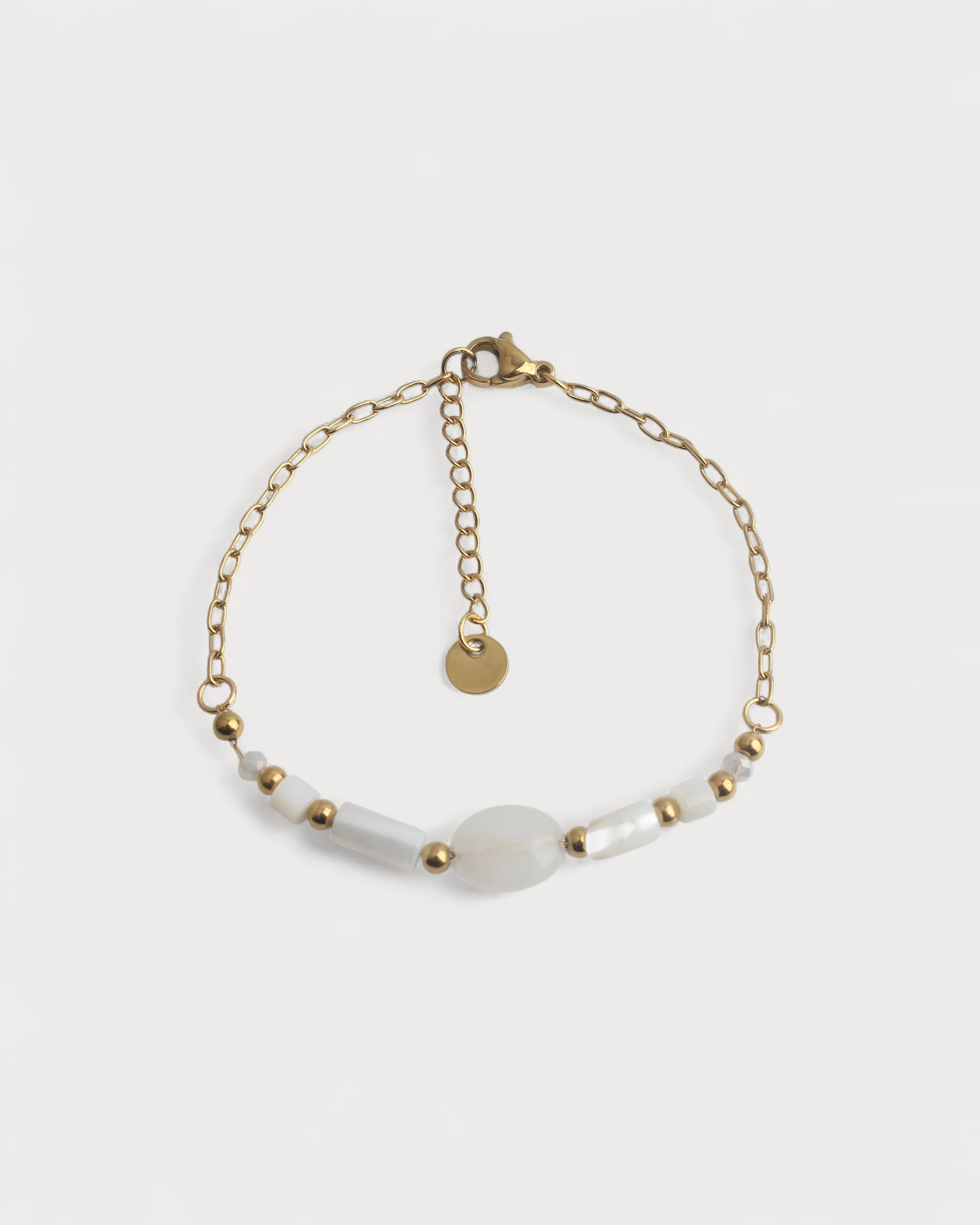 Lemoni - Armband - Naturstein - Edelstahl