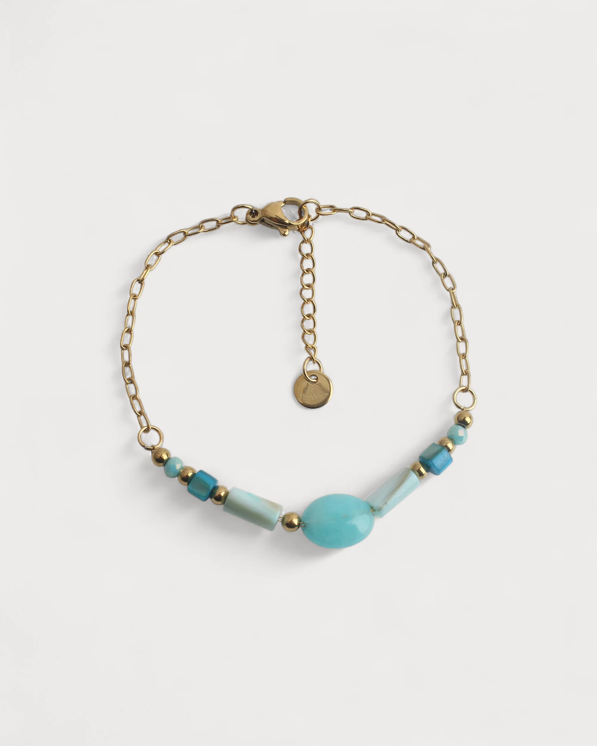 Lemoni - Armband - Naturstein - Edelstahl - Image 3
