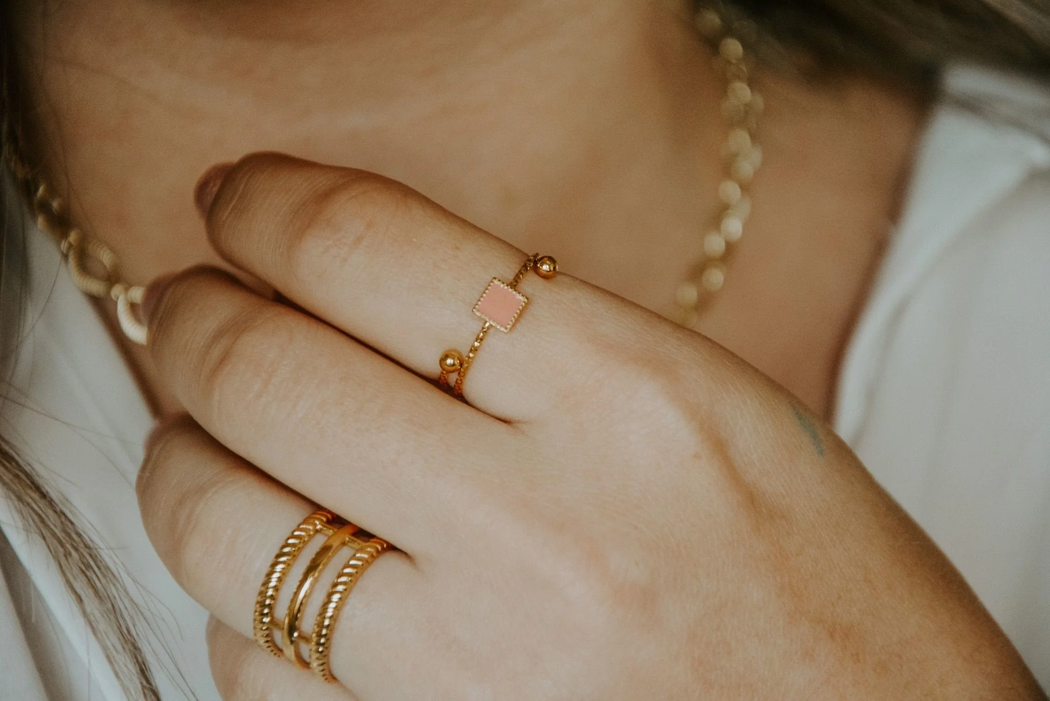 Lina - Ring - Edelstahl - Verstellbar - Image 4