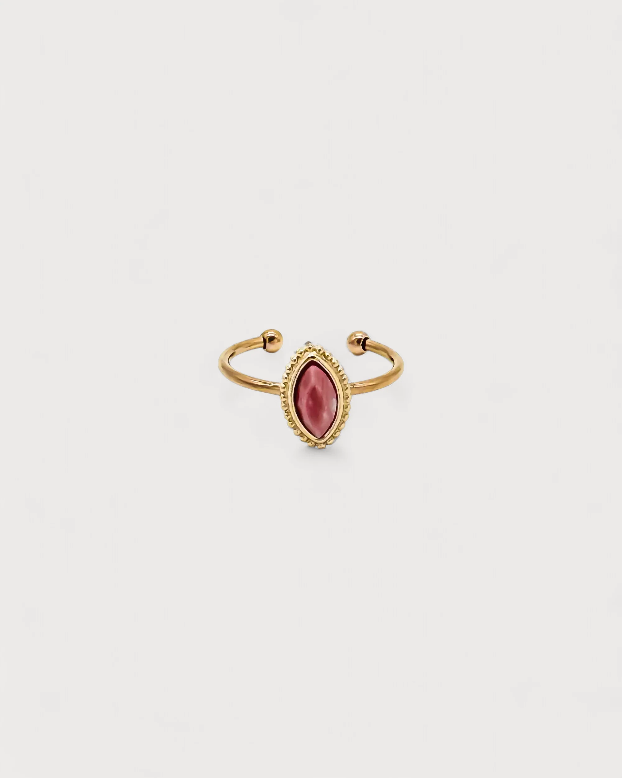 Lindy - Ring - Naturstein - Edelstahl - Verstellbar - Image 7