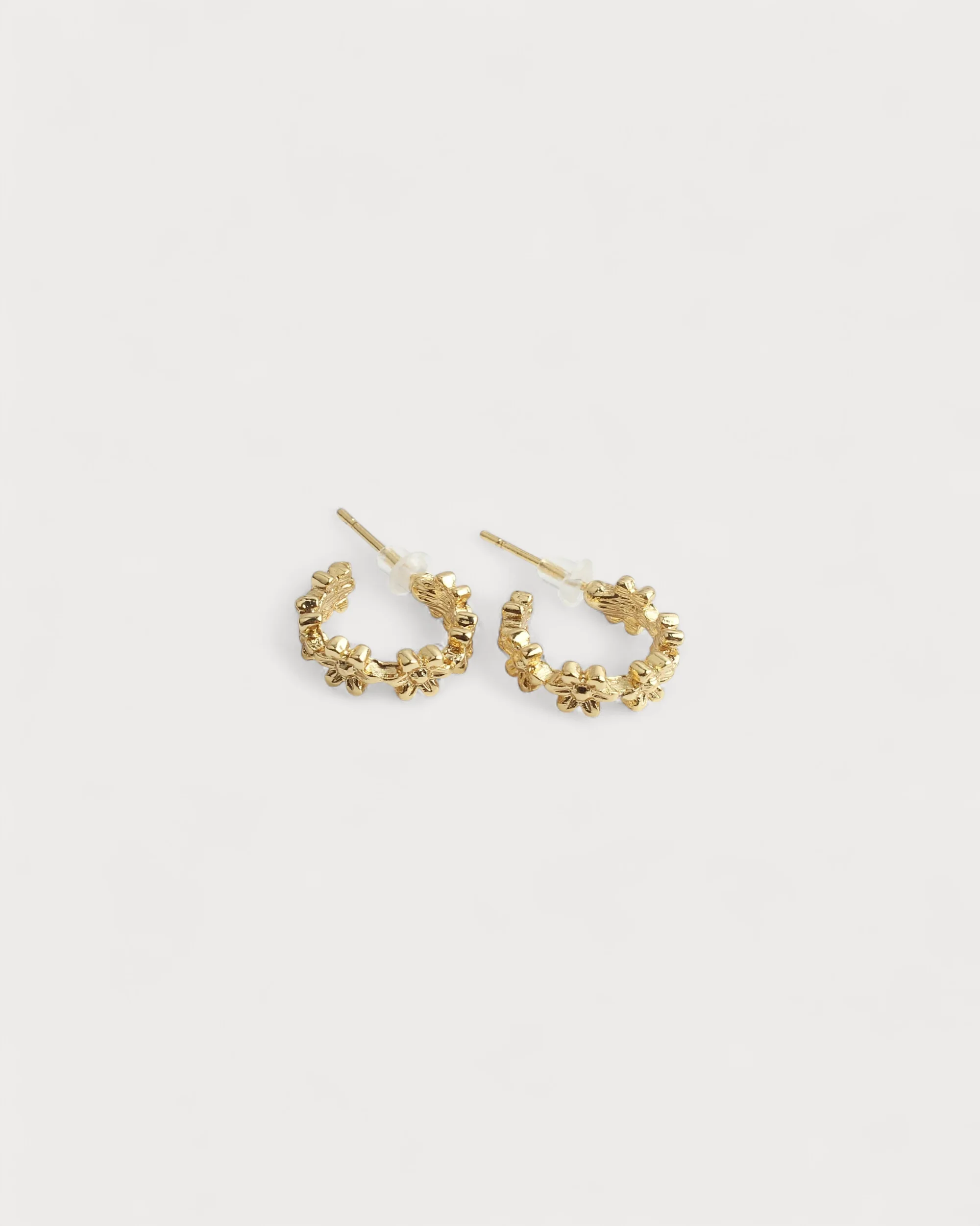Little Daisy Hoops - Ohrringe - Plattiert