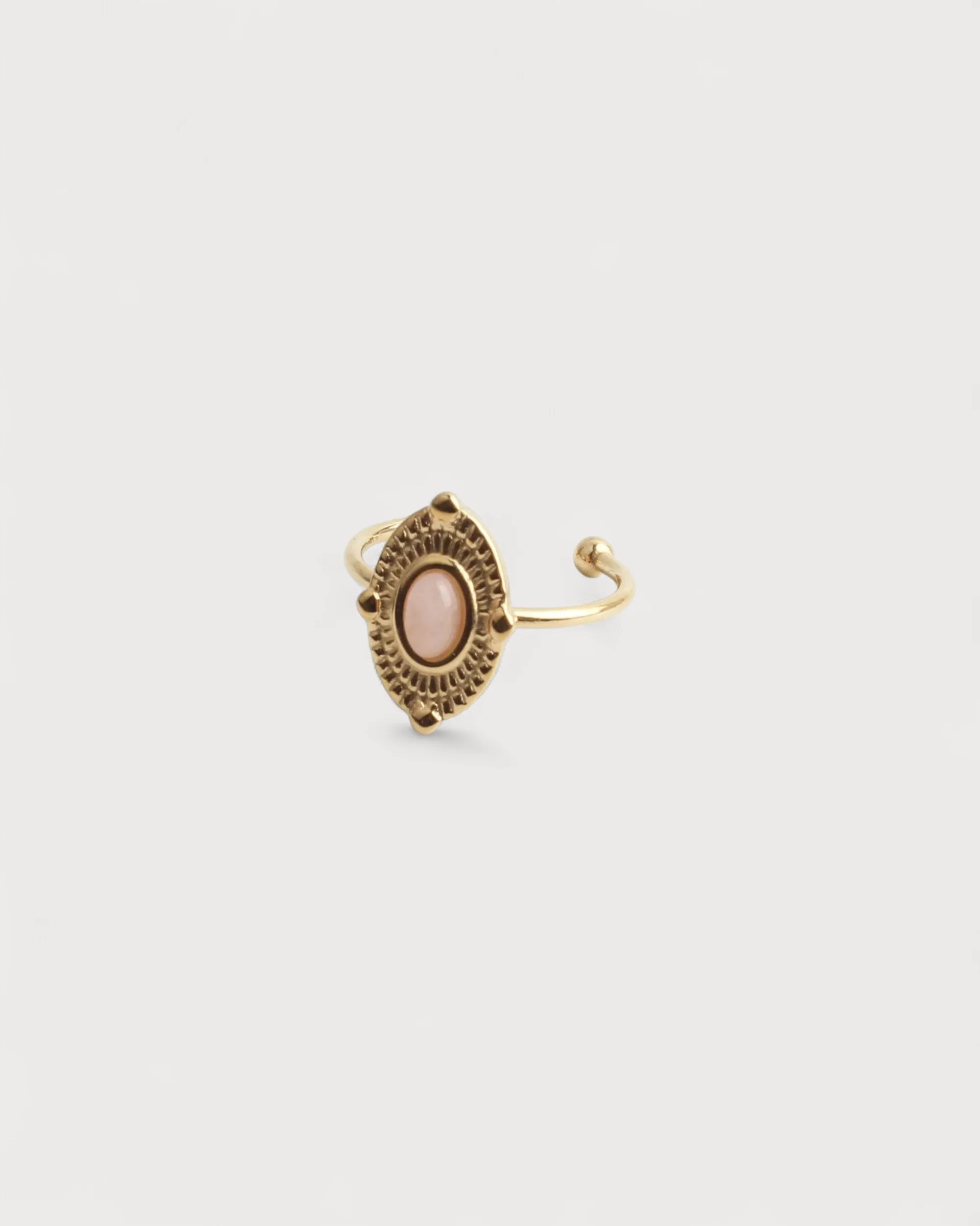 Livia - Ring - Naturstein - Edelstahl - Verstellbar - Image 5