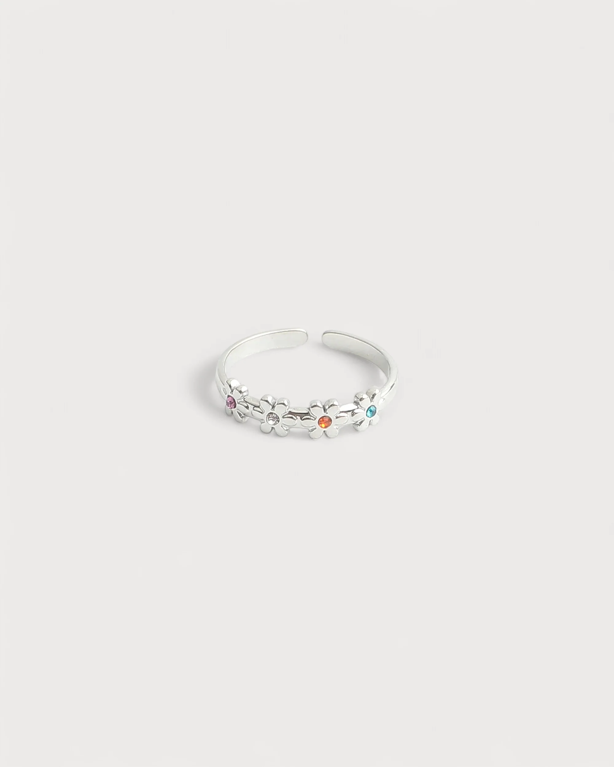 Lovely Flowers - Ring - Edelstahl - verstellbar - Image 4