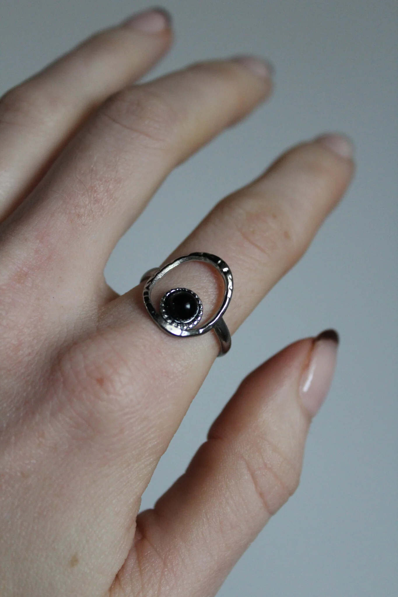 Lucia - Ring - Naturstein - Edelstahl - verstellbar - Image 5