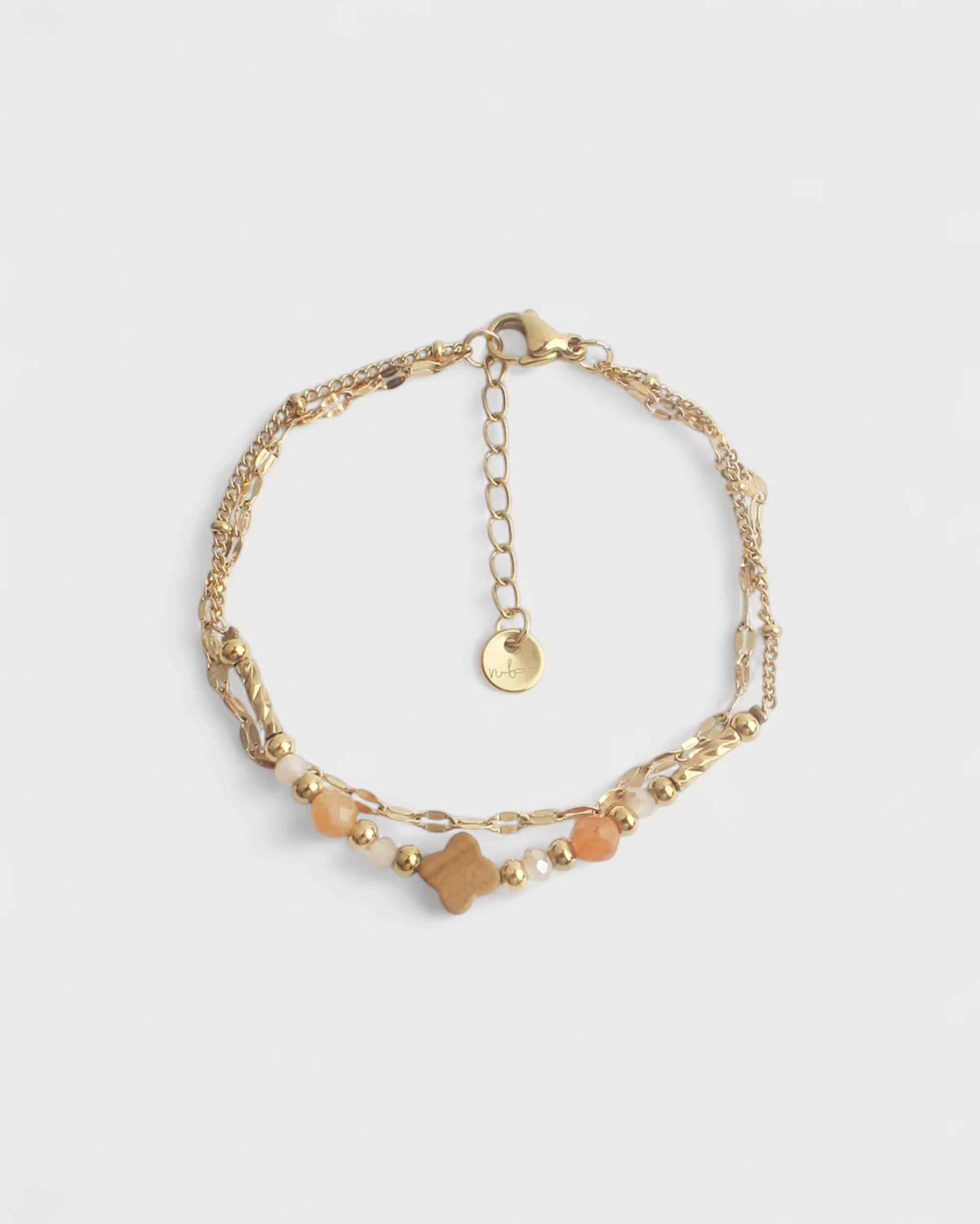 Madeleine - Armband - Naturstein - Edelstahl - Image 3