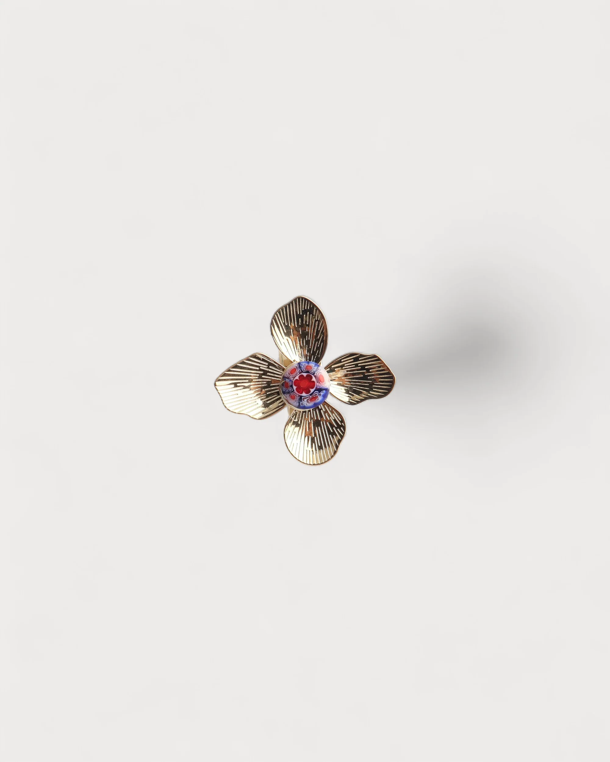 Mega Flower - Ring - Edelstahl - verstellbar