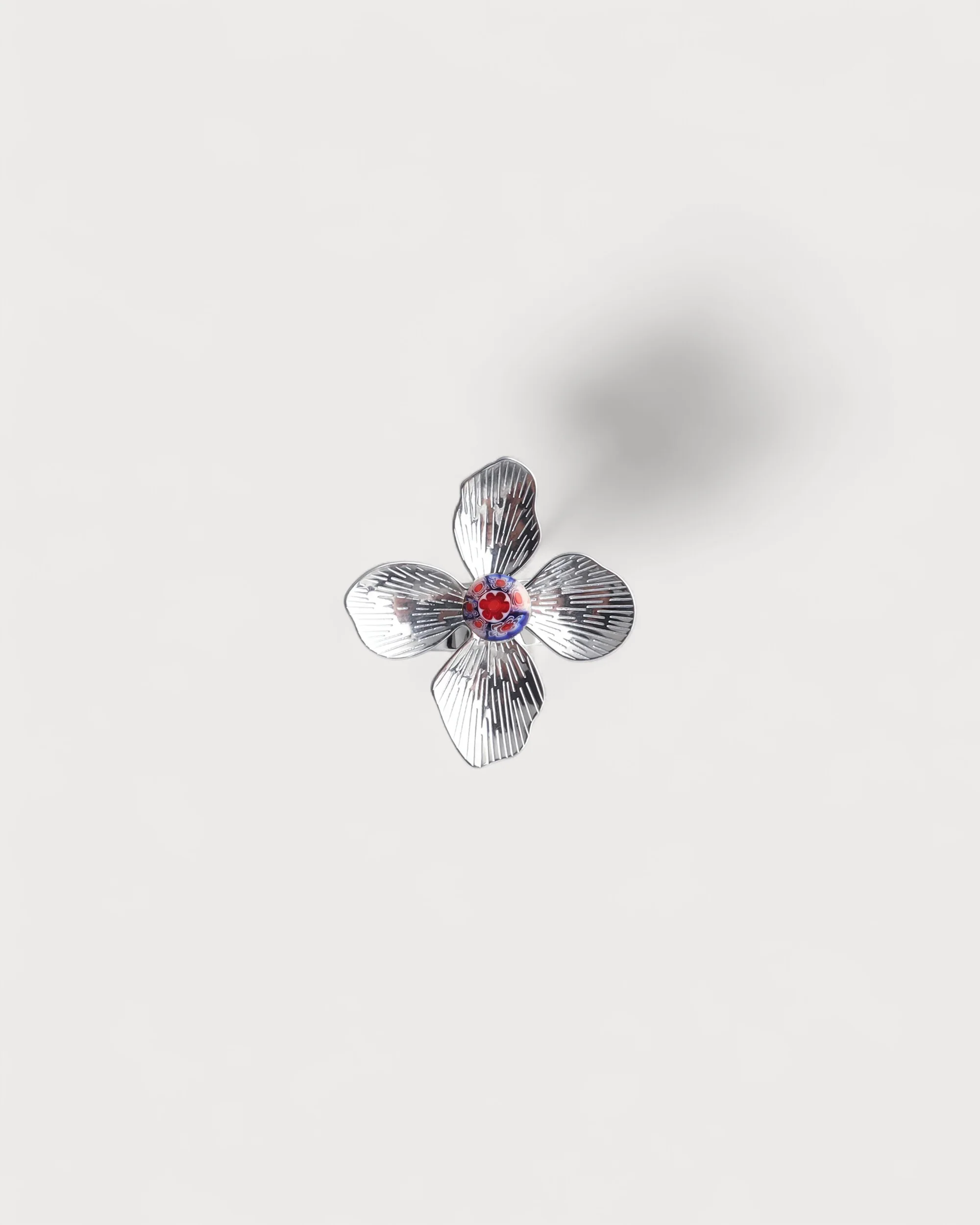 Mega Flower - Ring - Edelstahl - verstellbar - Image 3
