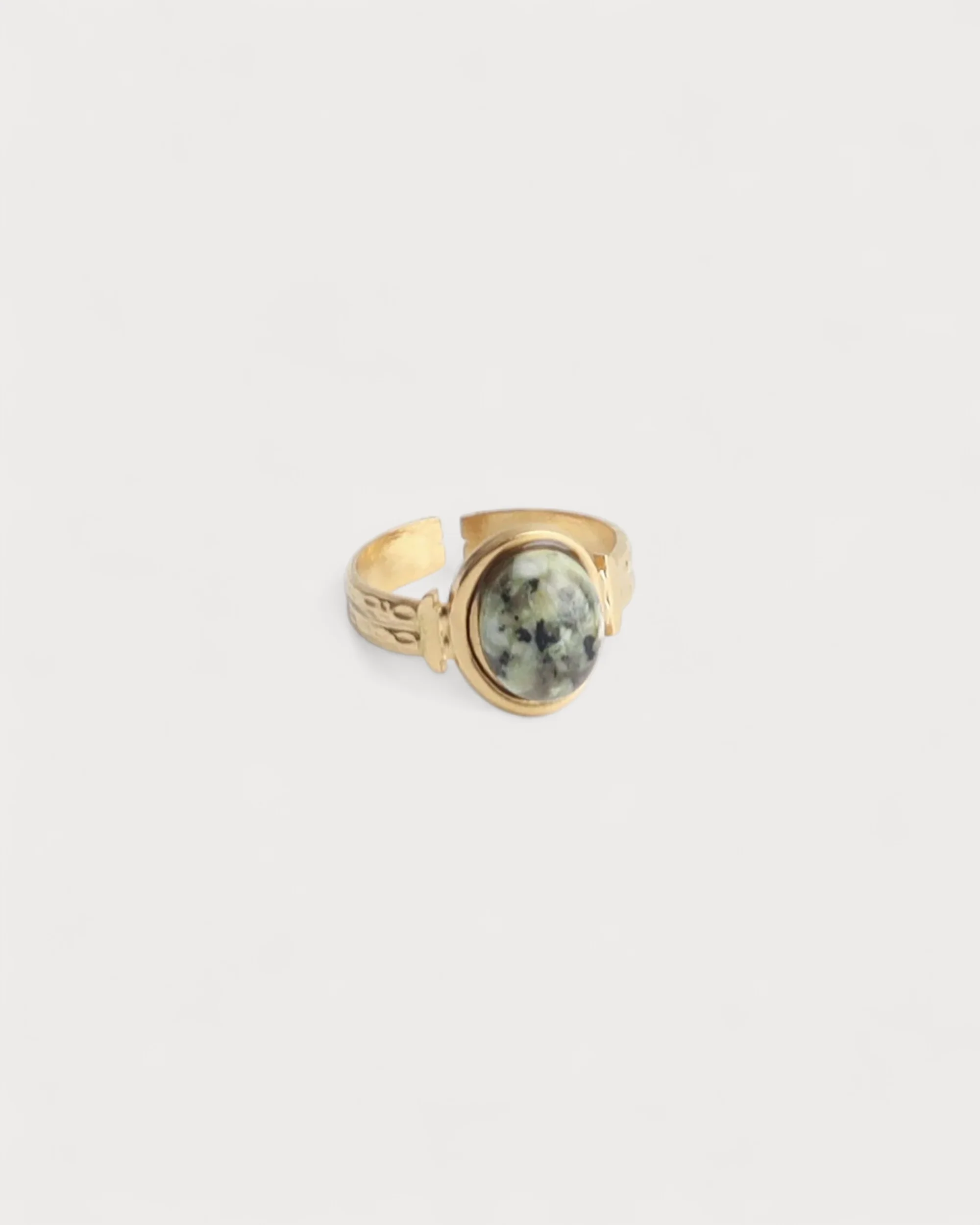 Megane - Ring - Naturstein - Edelstahl - Einstellbar - Image 16