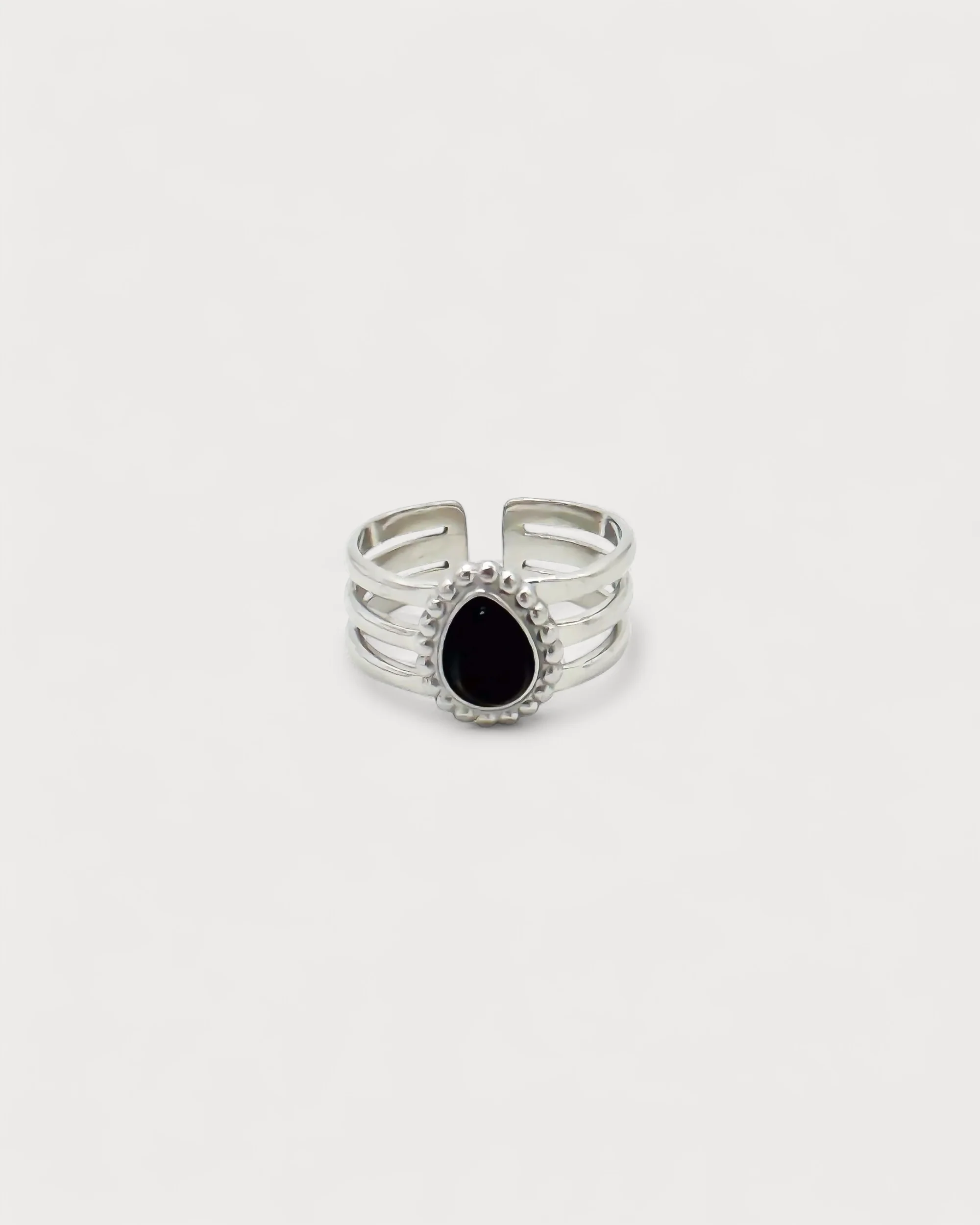 Menthe - Ring - Naturstein - Edelstahl - Verstellbar - Image 9