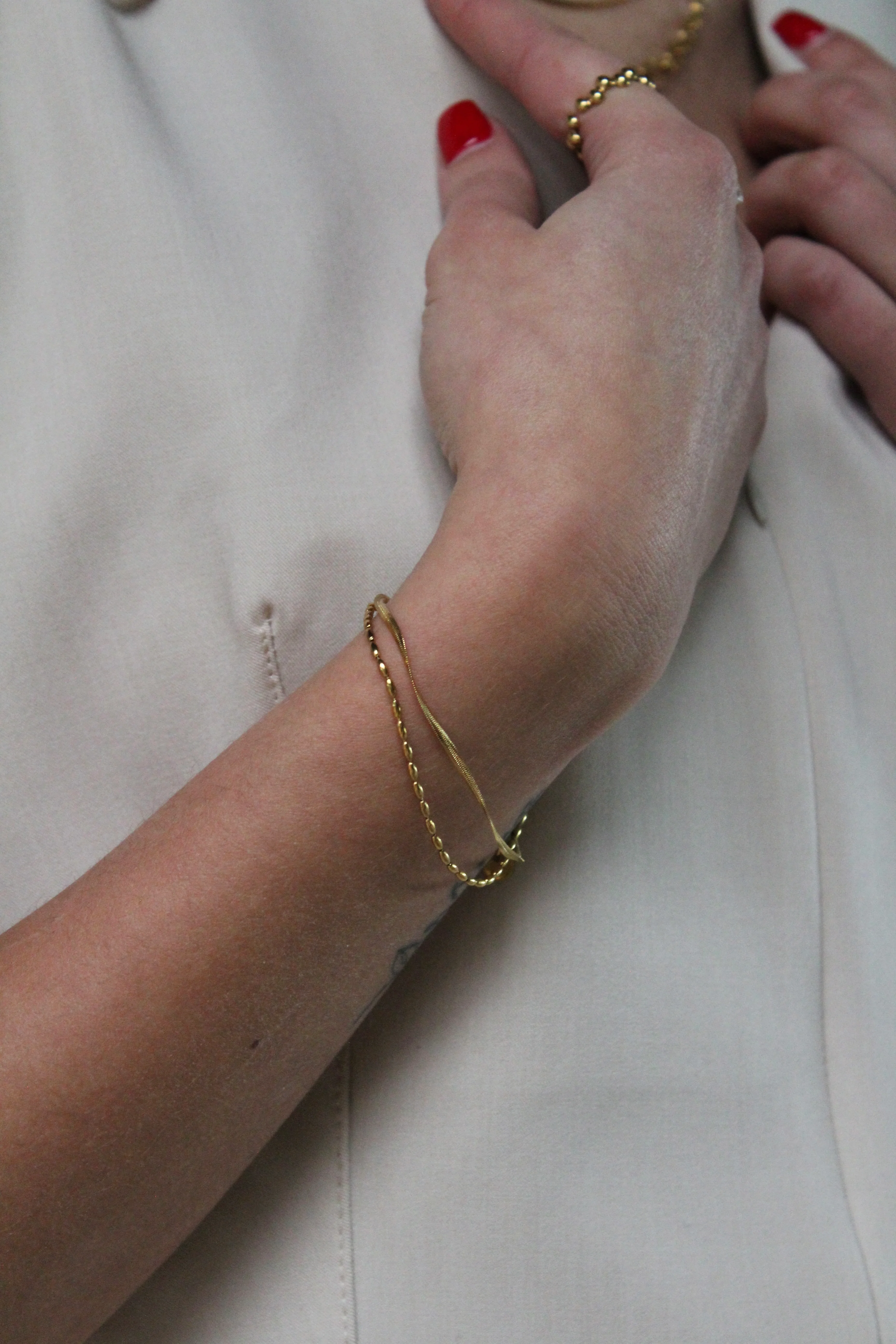 Minimalistisch - Armband - 2 Schichten - Edelstahl - Image 3