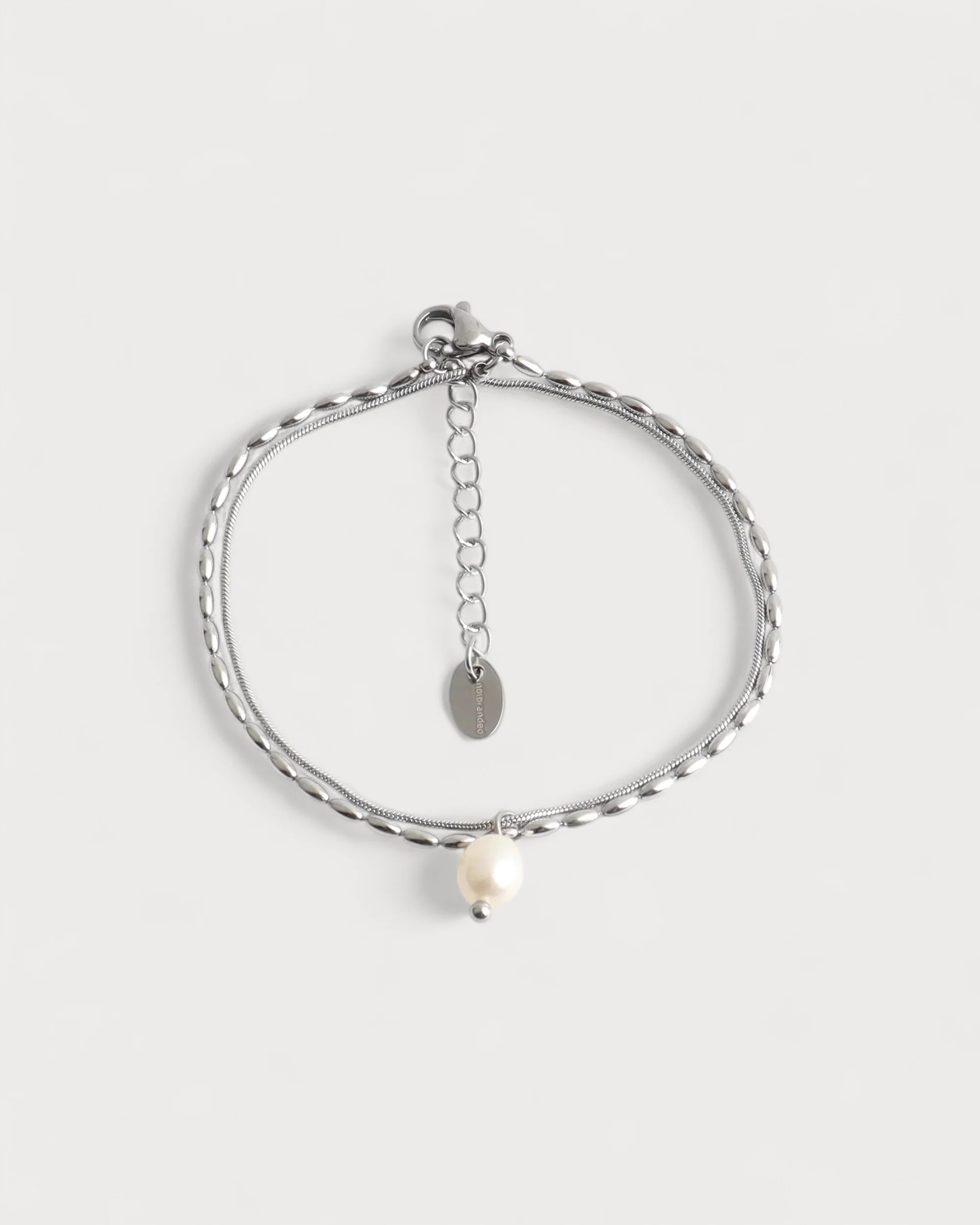 Minimalistic Pearl - Armband - Edelstahl - Image 3