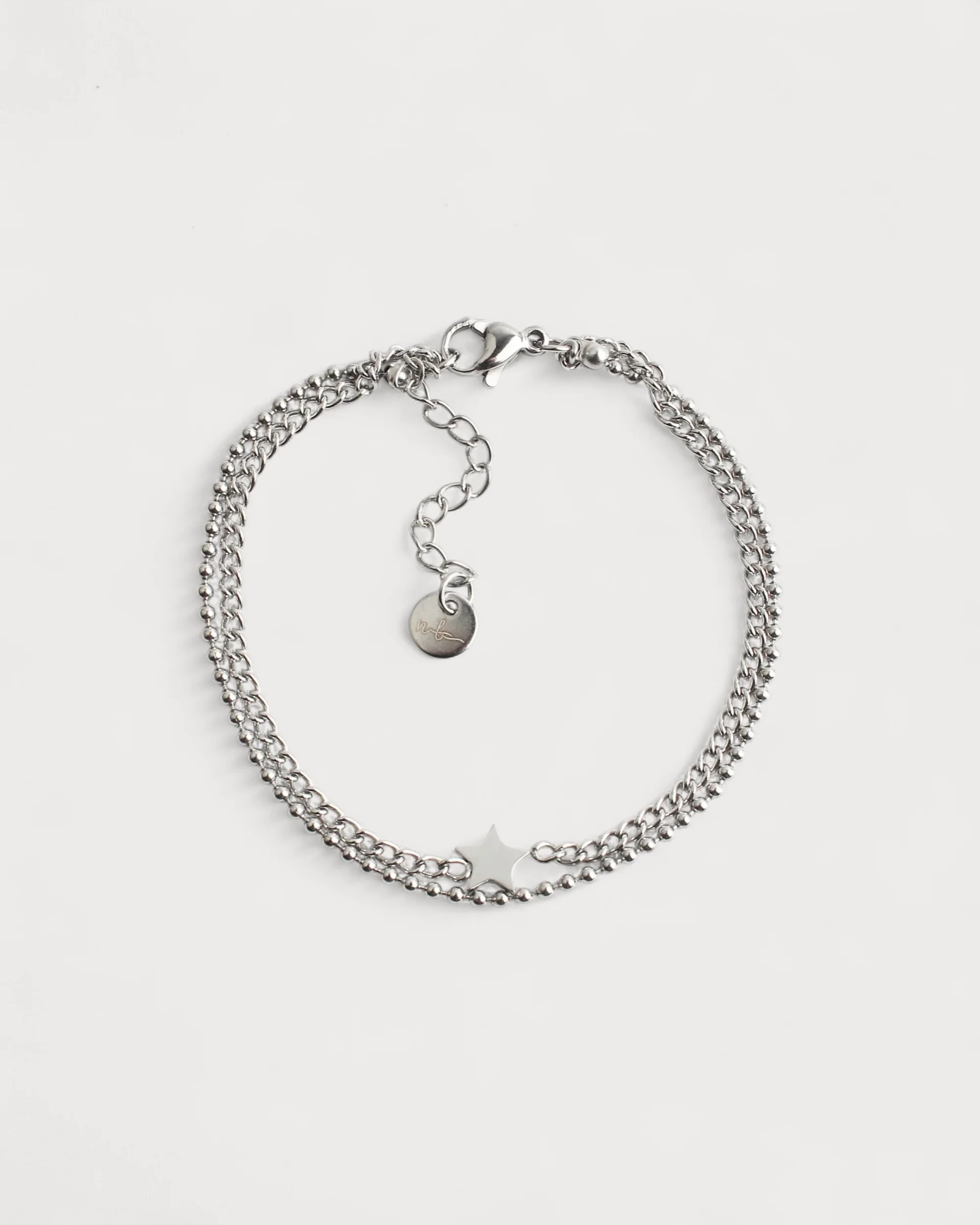 Minimalistischer Stern - Armband - 2 Schichten - Edelstahl - Image 3