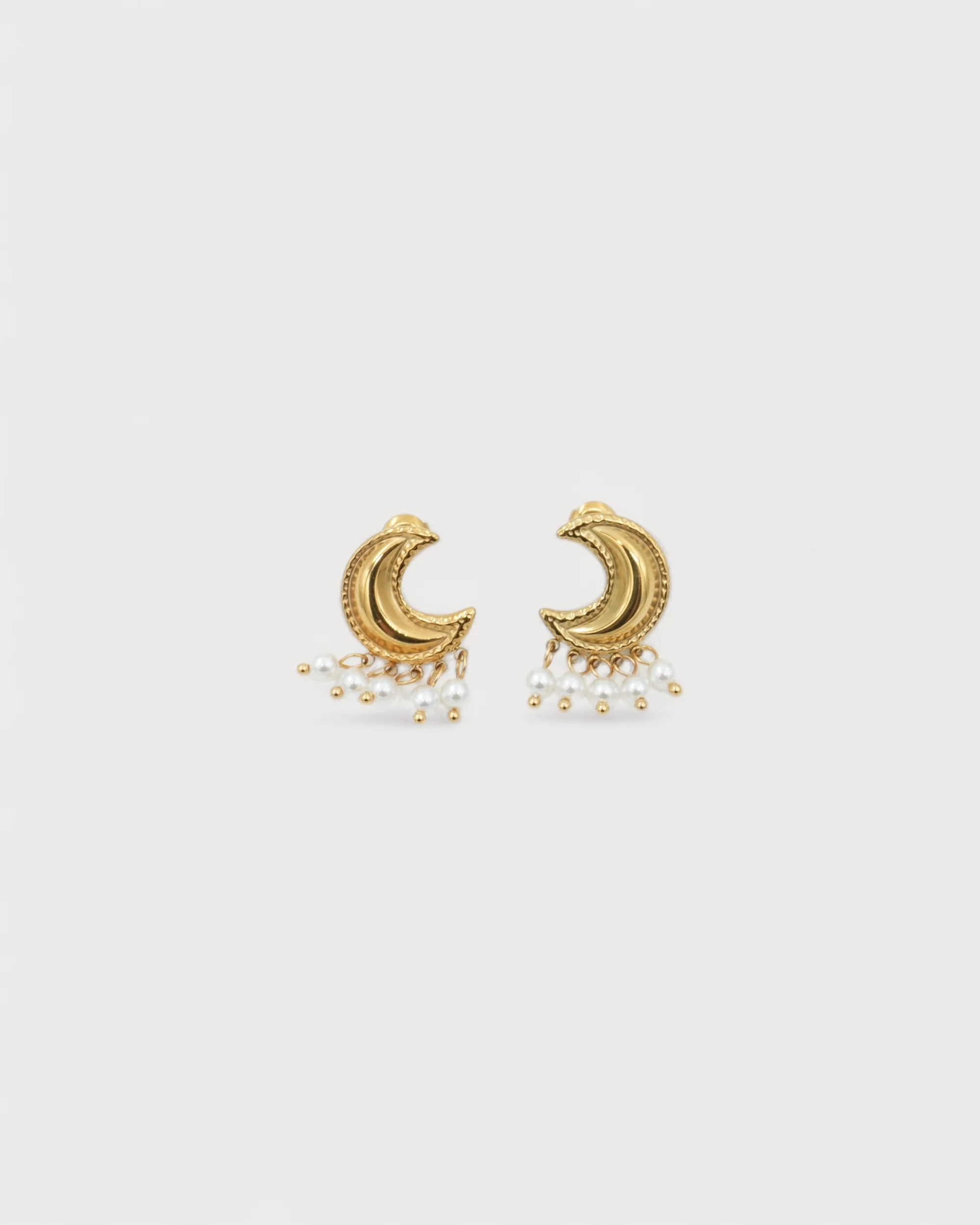 Moon Pearl - Ohrringe - Notbranded - Edelstahl