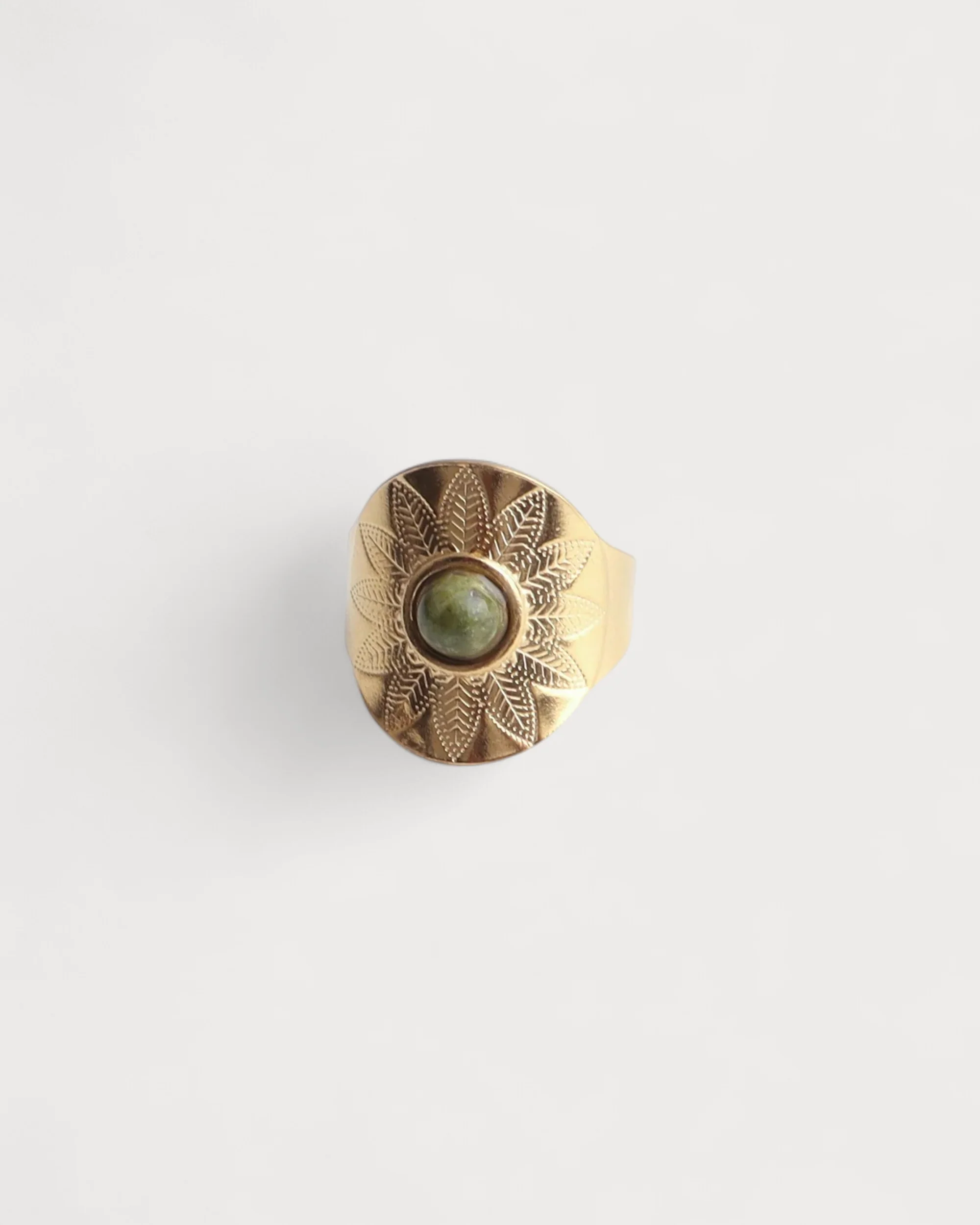 Nanne - Ring - Naturstein - Edelstahl - Verstellbar - Image 3
