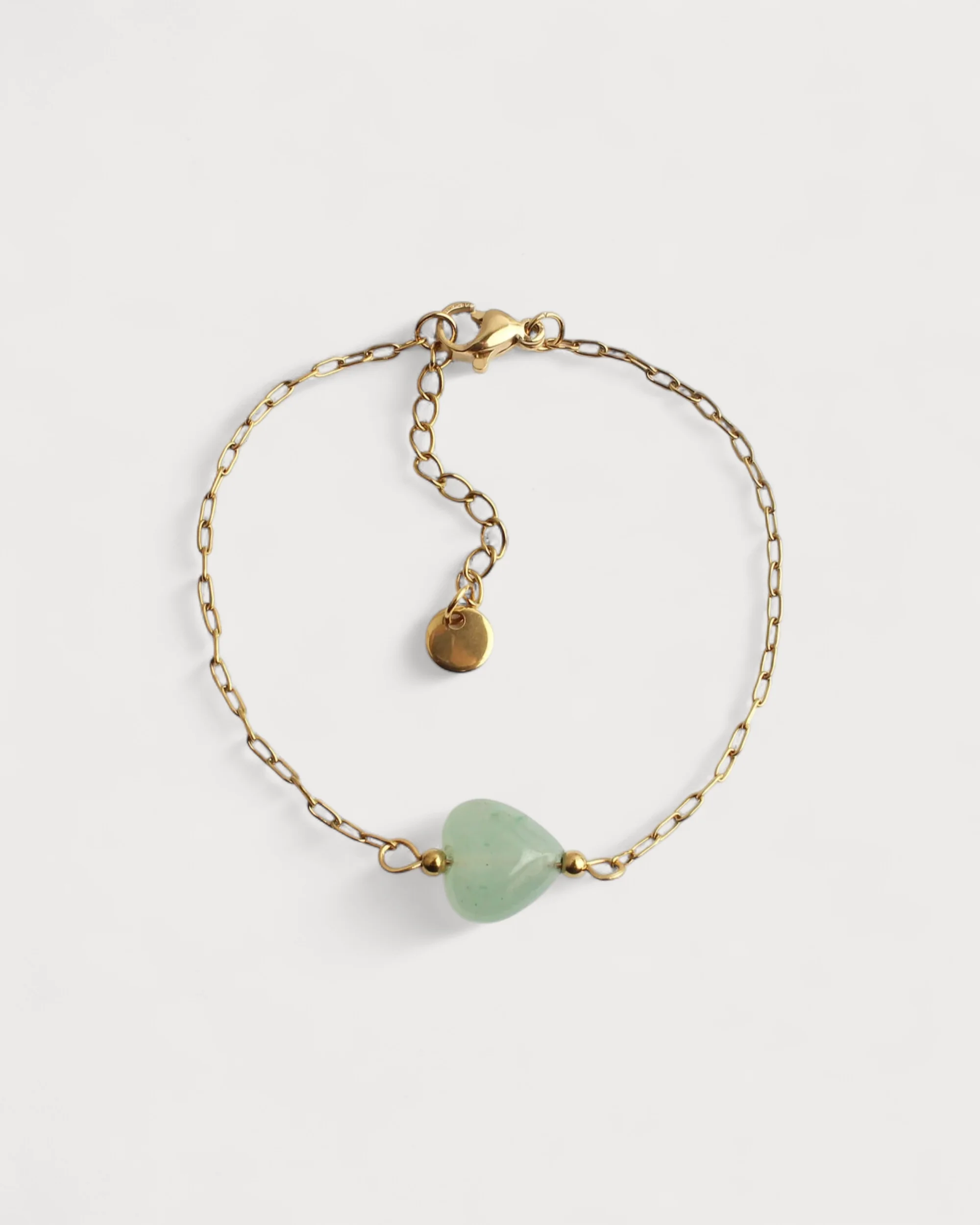 Natural Heart - Armband - Naturstein - Edelstahl - Image 3