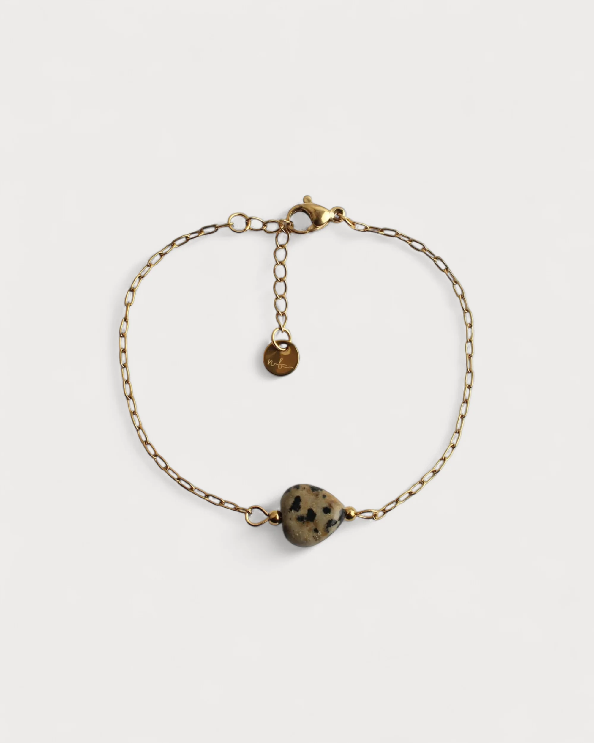 Natural Heart - Armband - Naturstein - Edelstahl - Image 5