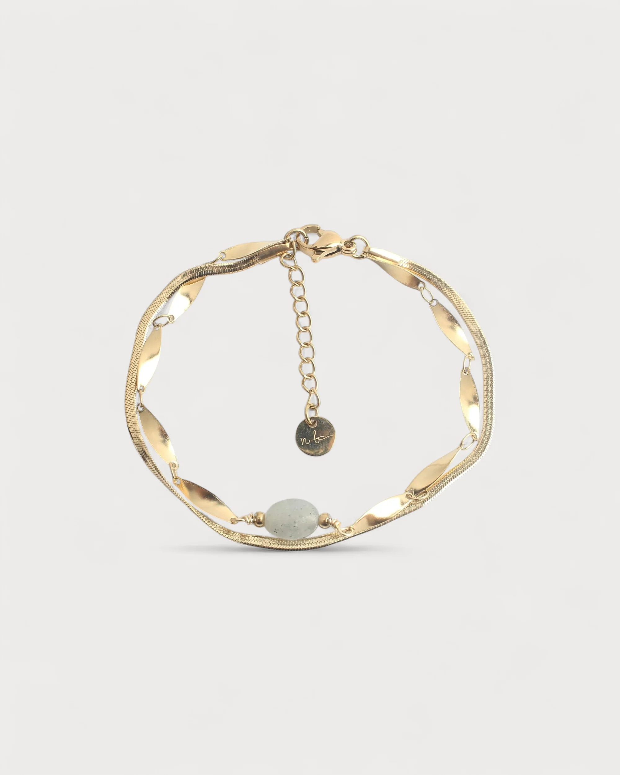 Noralie - Armband - Naturstein - Edelstahl - Image 3