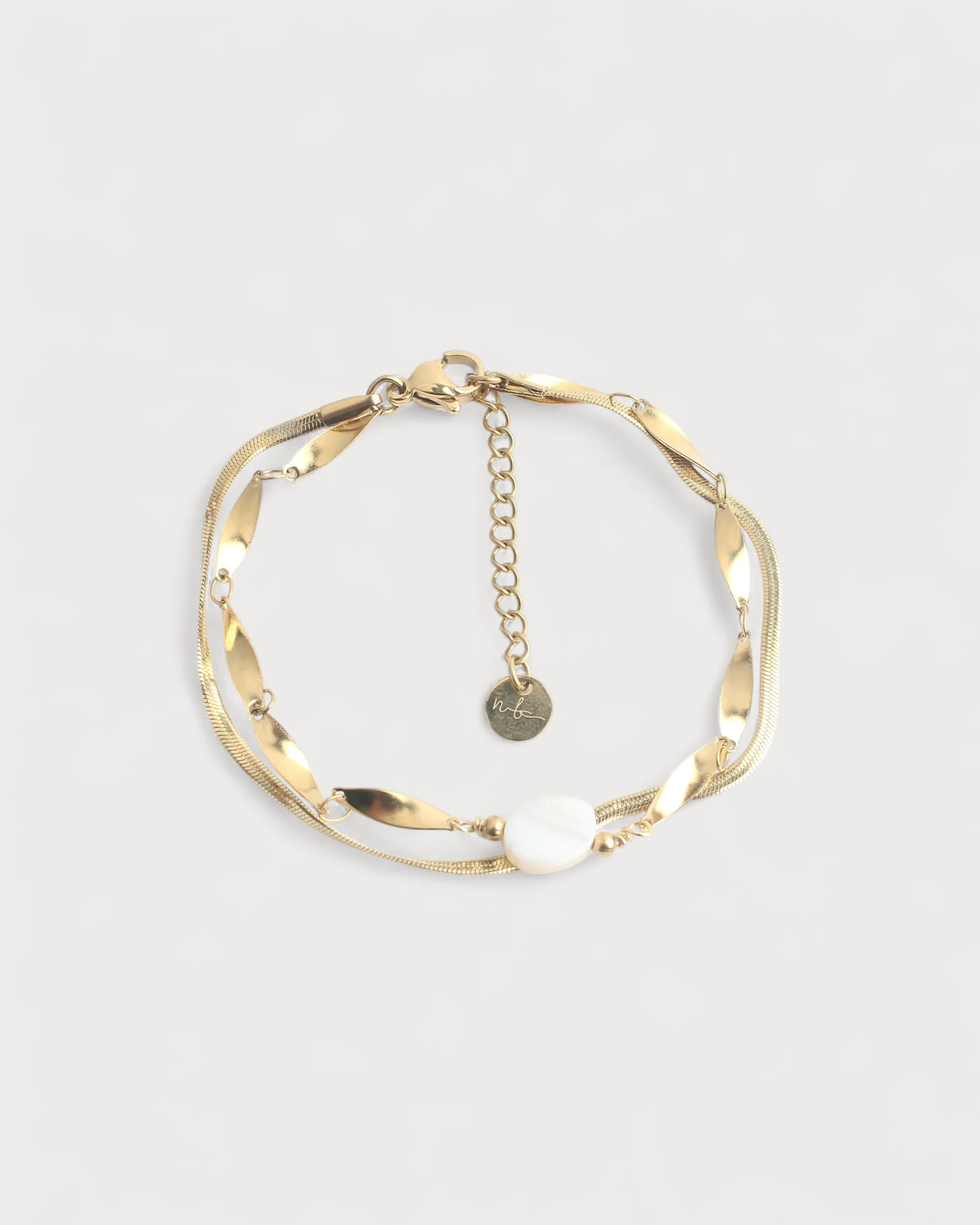 Noralie - Armband - Naturstein - Edelstahl - Image 5