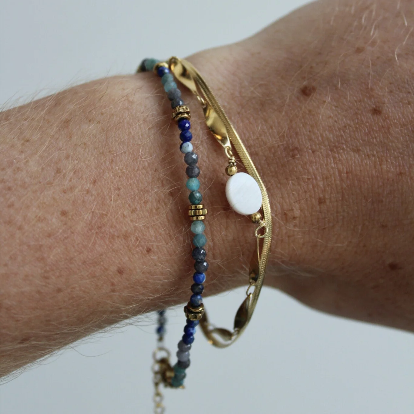 Noralie - Armband - Naturstein - Edelstahl - Image 6