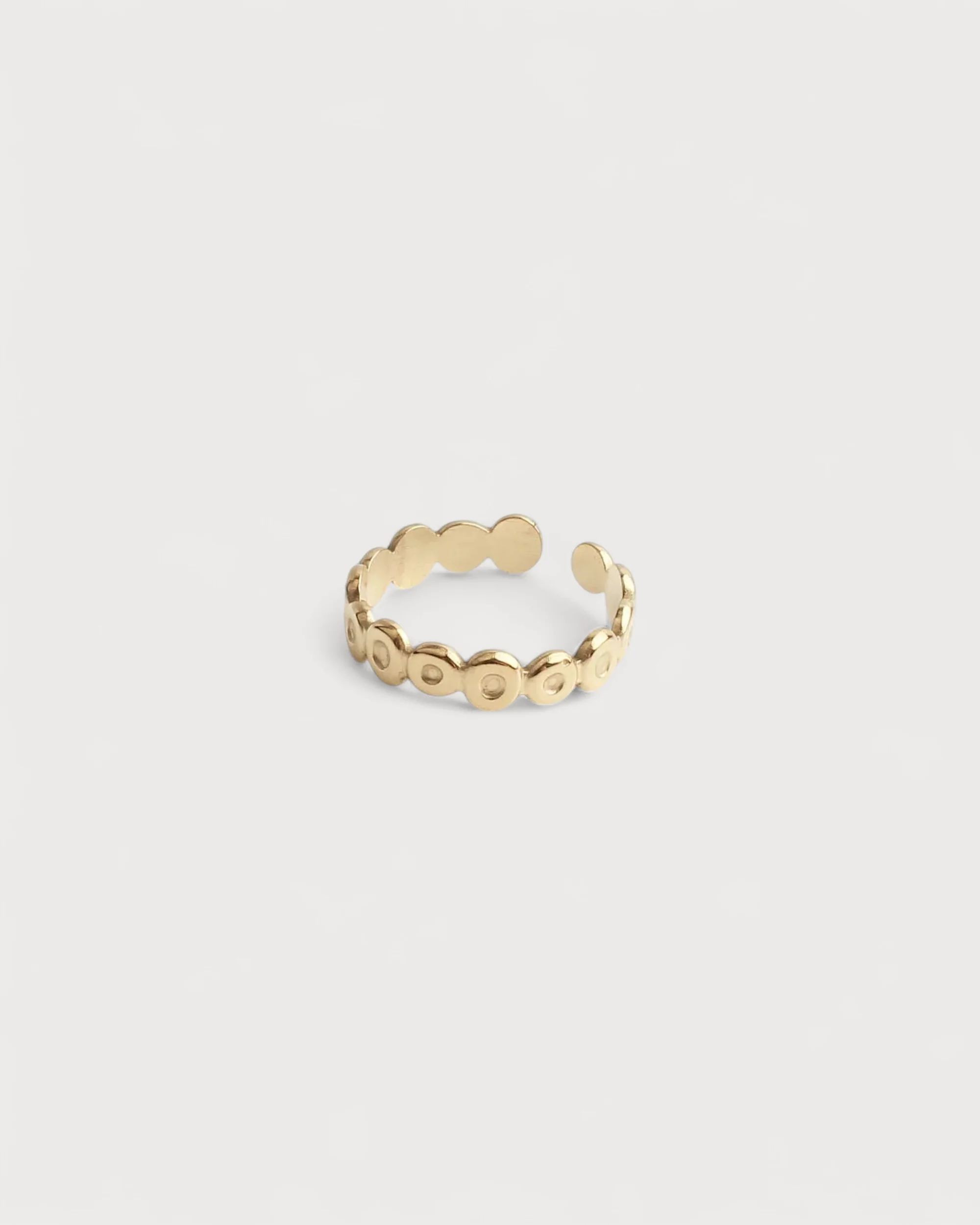 Olive - Ring - Edelstahl - Einstellbar