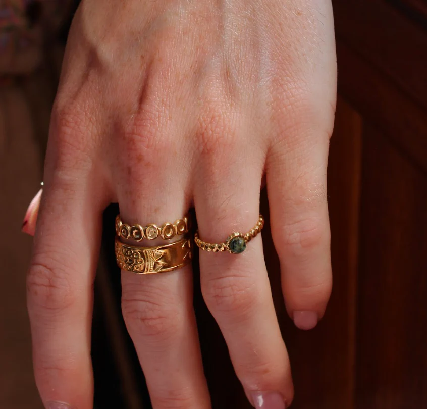 Olive - Ring - Edelstahl - Einstellbar - Image 2