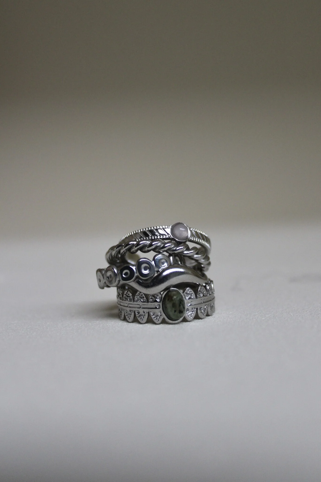 Olive - Ring - Edelstahl - Einstellbar - Image 5