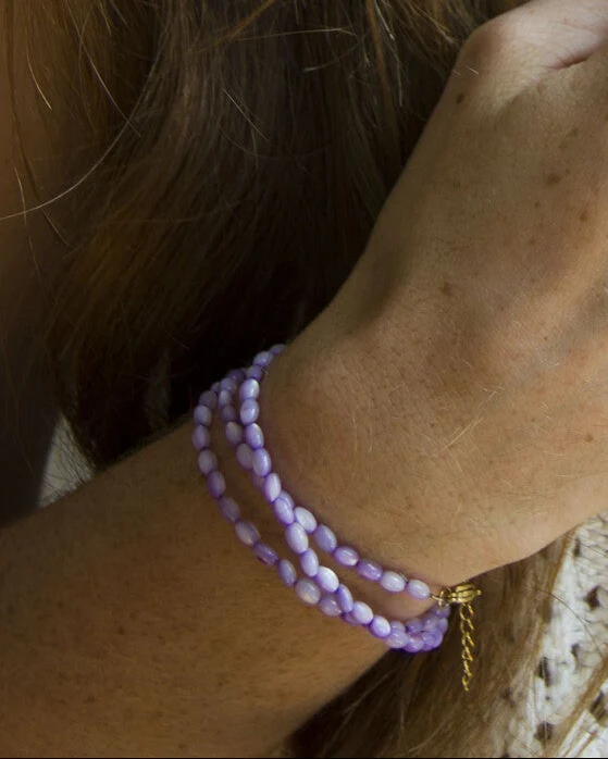 Echte Muschel - Armband - Edelstahl - Image 14
