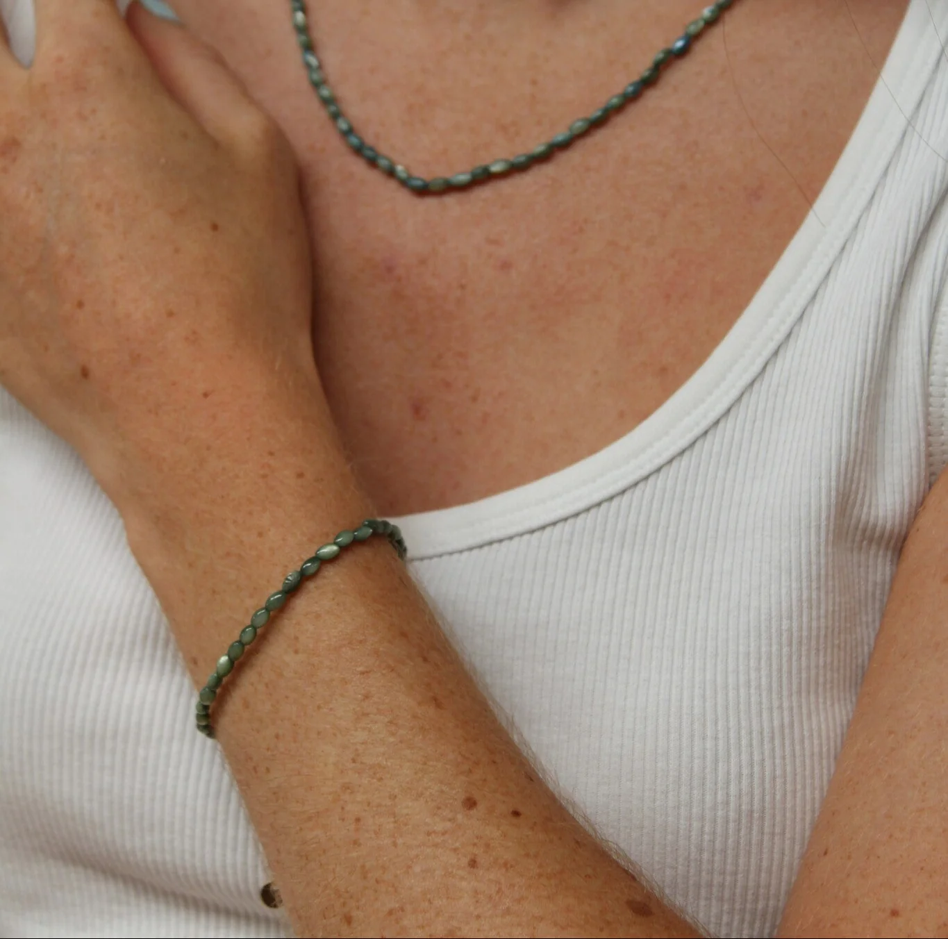 Echte Muschel - Armband - Edelstahl - Image 17