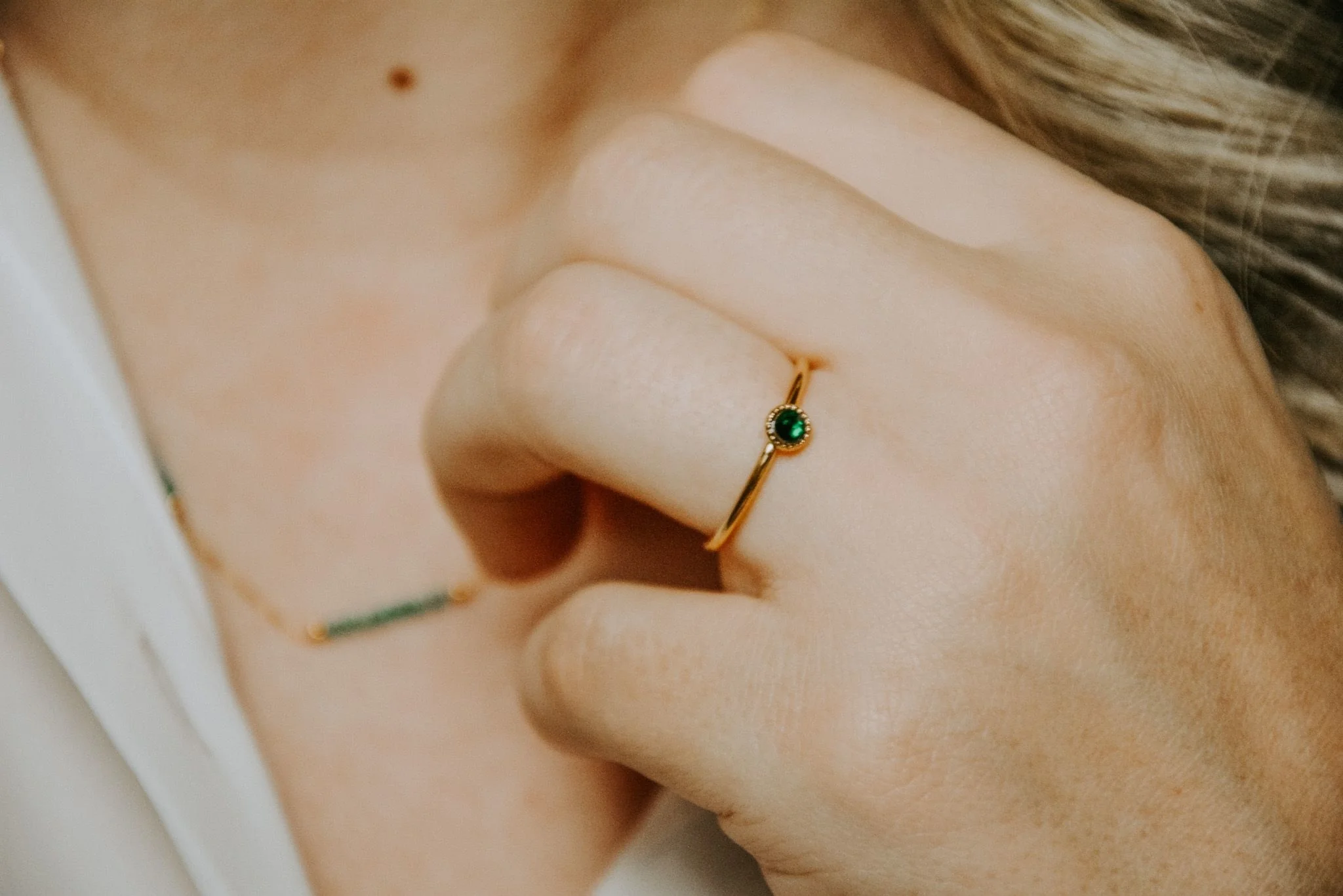 Strass - Ring - Edelstahl - Verstellbar - Image 2