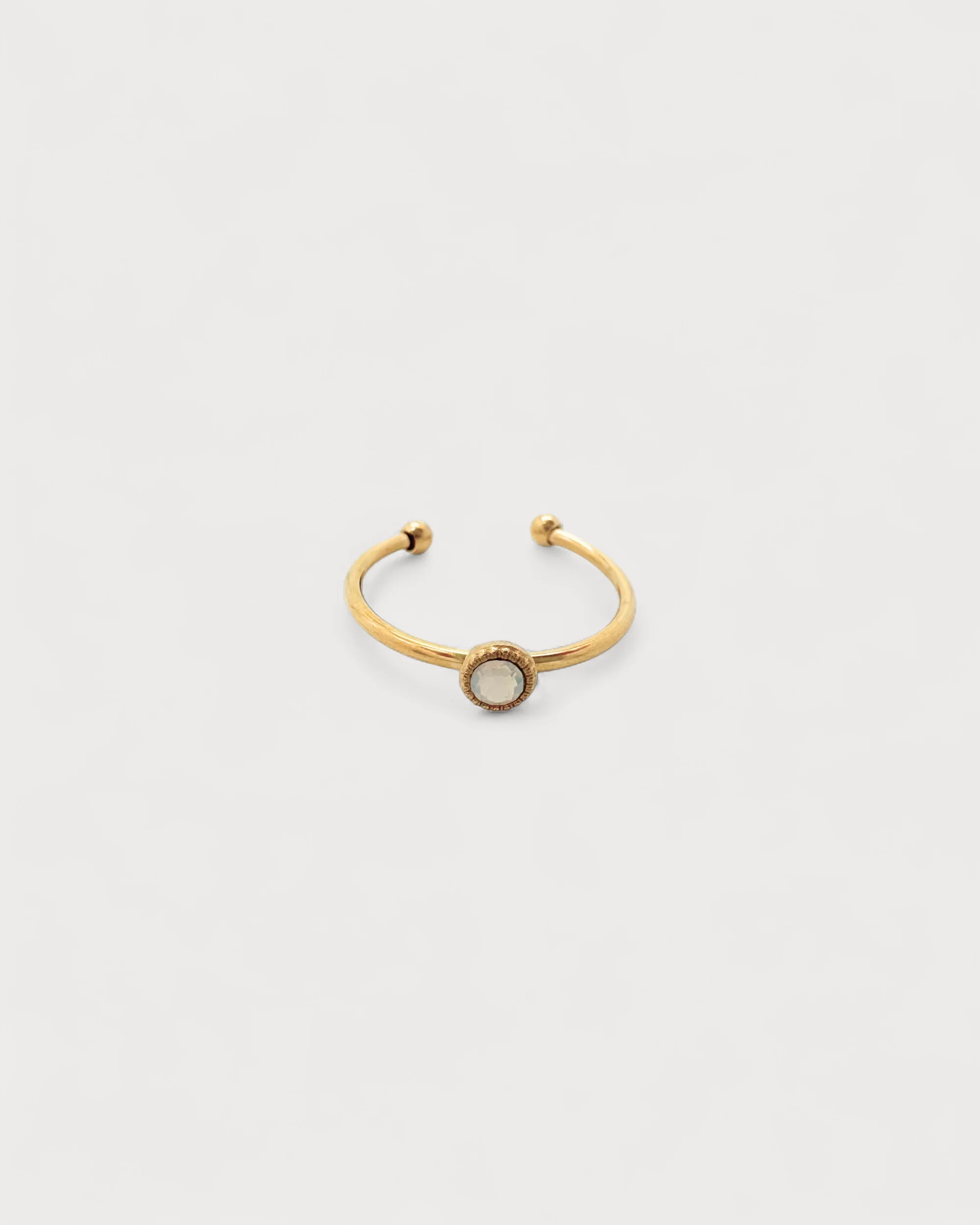 Strass - Ring - Edelstahl - Verstellbar - Image 4
