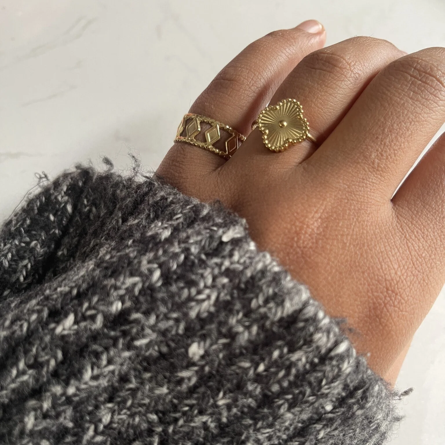 Rosie - Ring - Edelstahl - verstellbar - Image 2