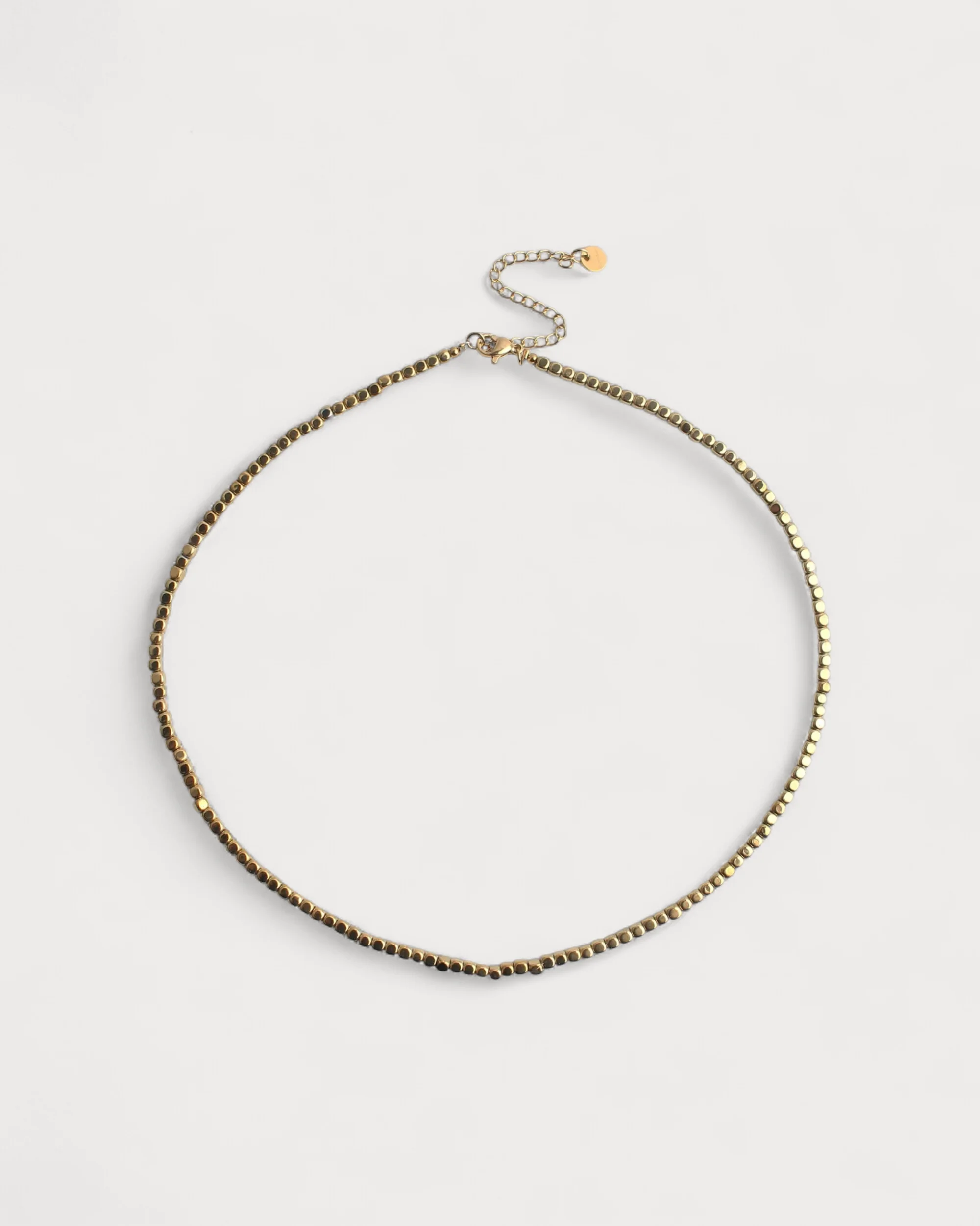 Round Circle - Halskette - Edelstahl