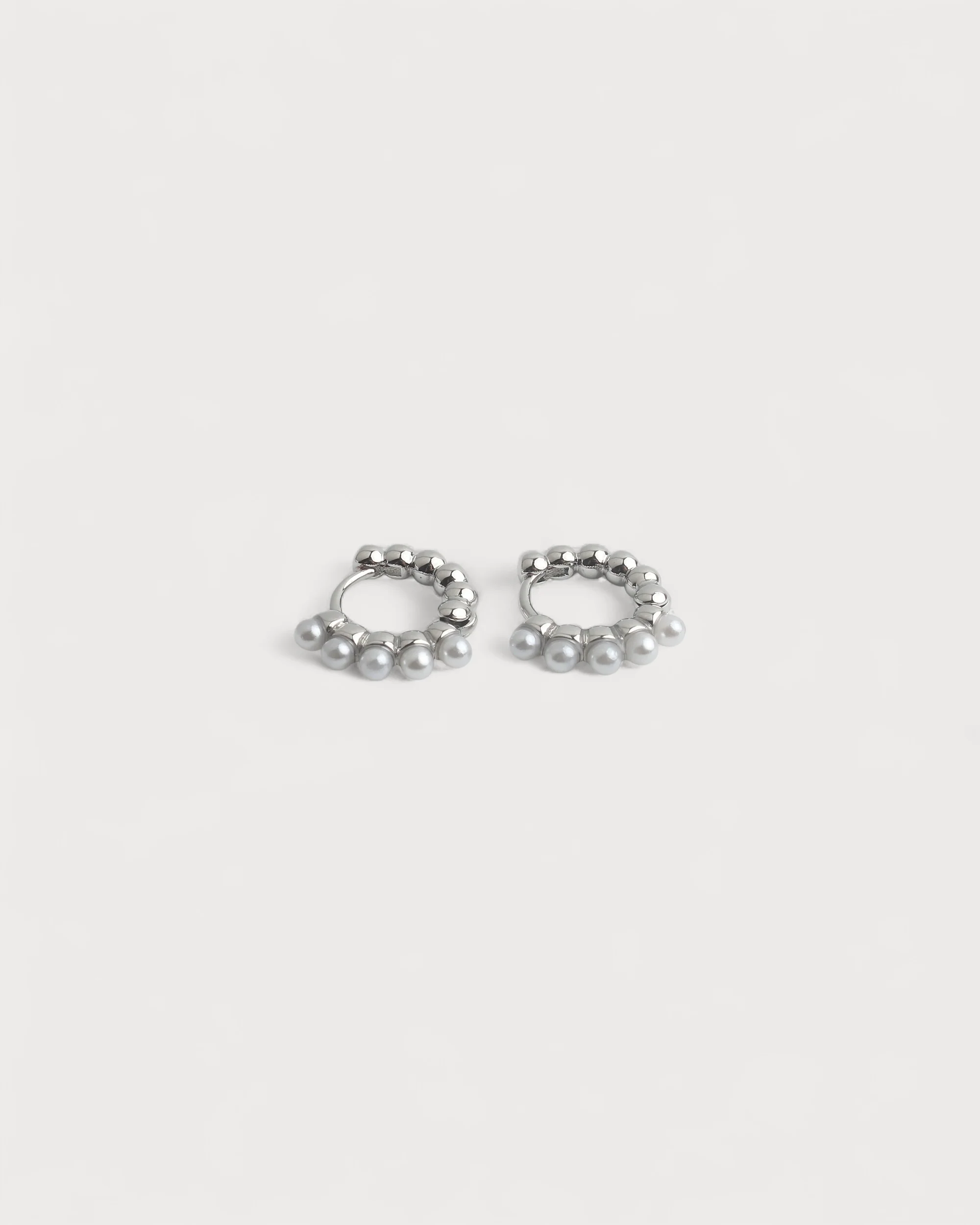 Round Pearl - Ohrringe - Plattiert - Image 3