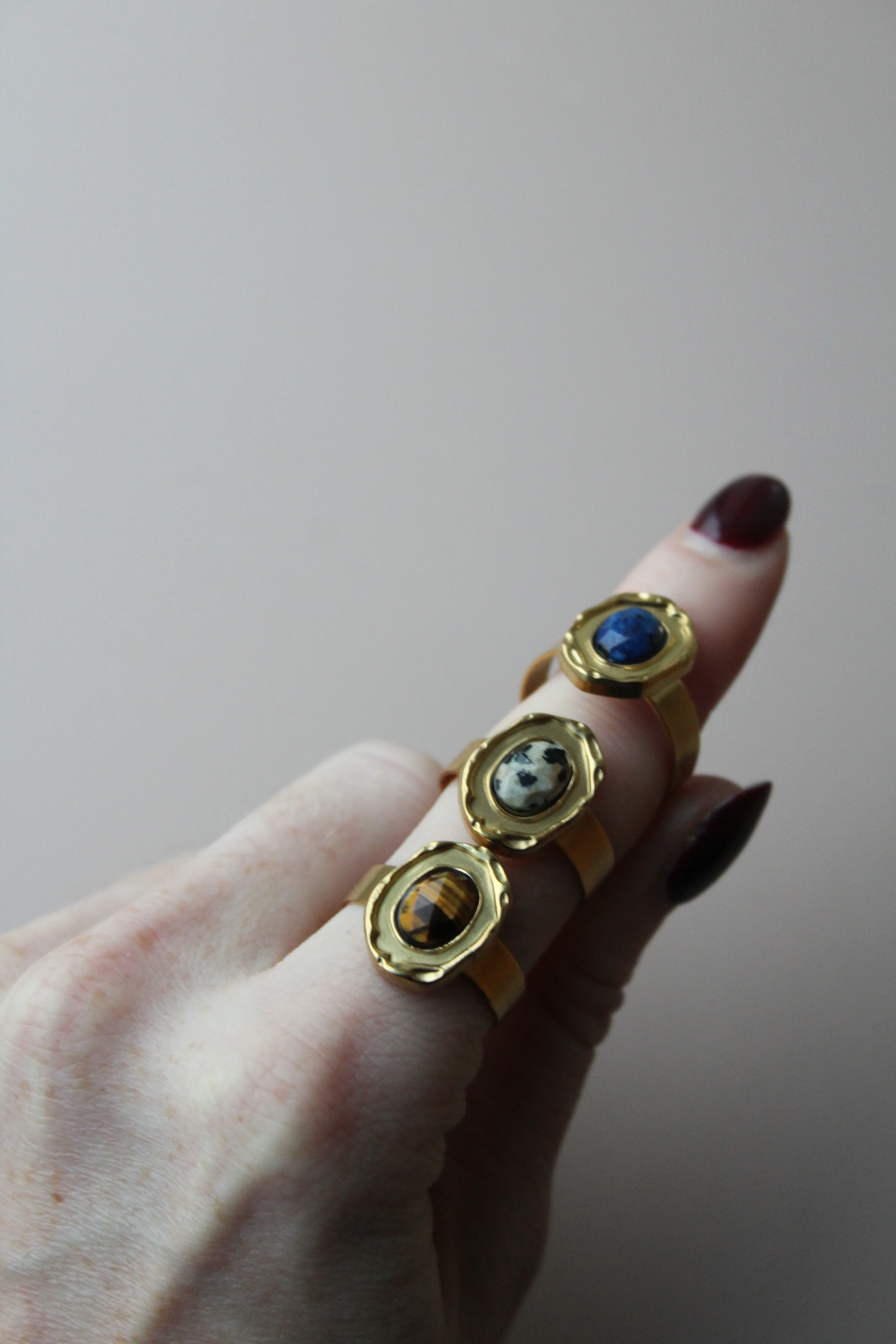 Salomé - Ring - Naturstein - Edelstahl - Verstellbar - Image 2