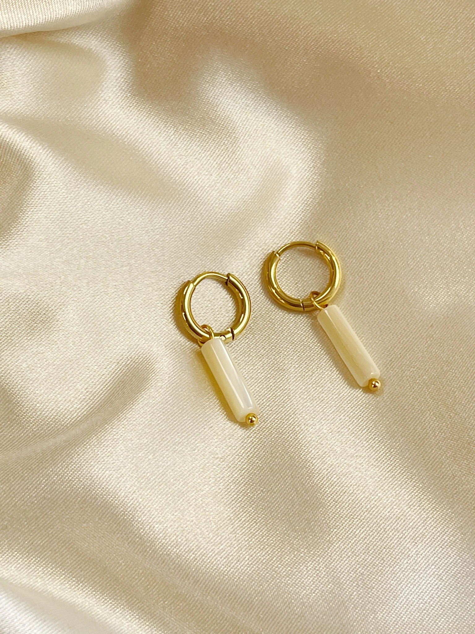 Muschel - Ohrringe - Edelstahl - Image 4