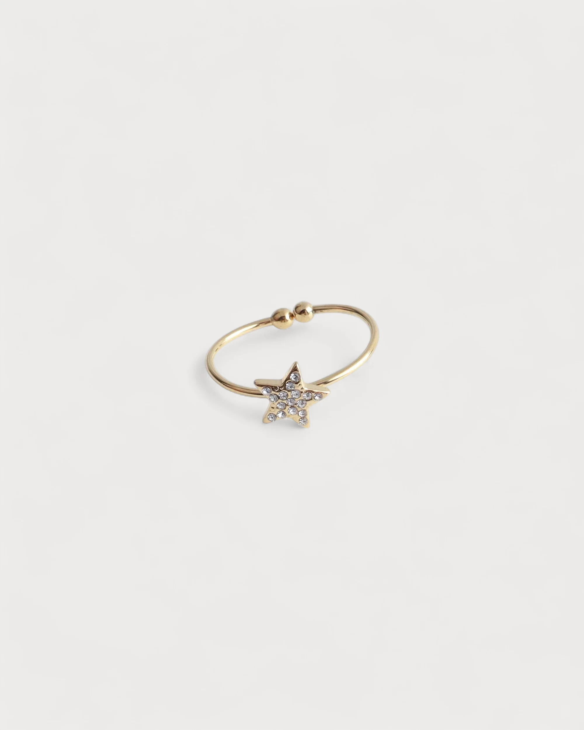 Shining Star - Ring - Edelstahl