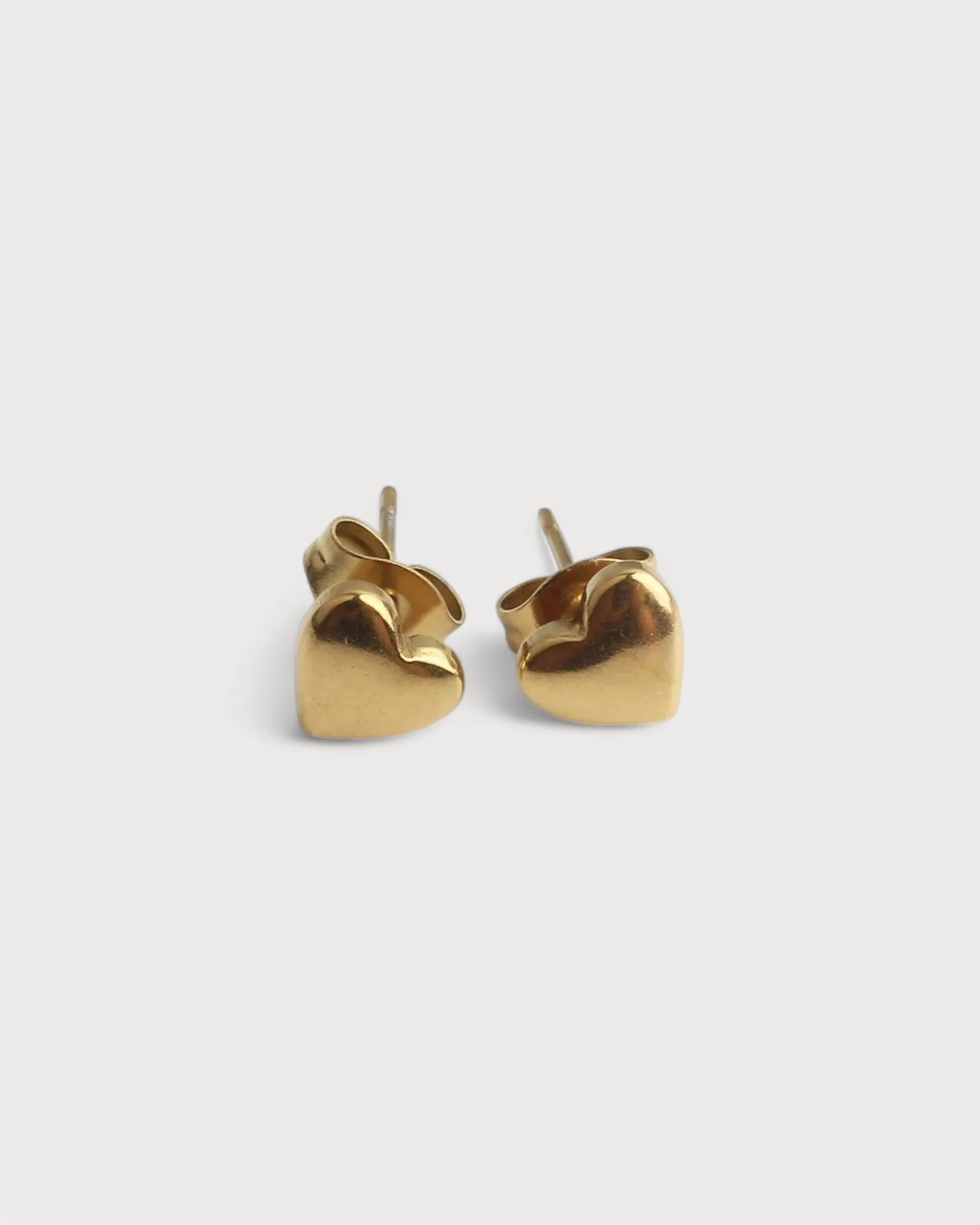 Solid Heart - Ohrstecker - Ohrringe - Edelstahl
