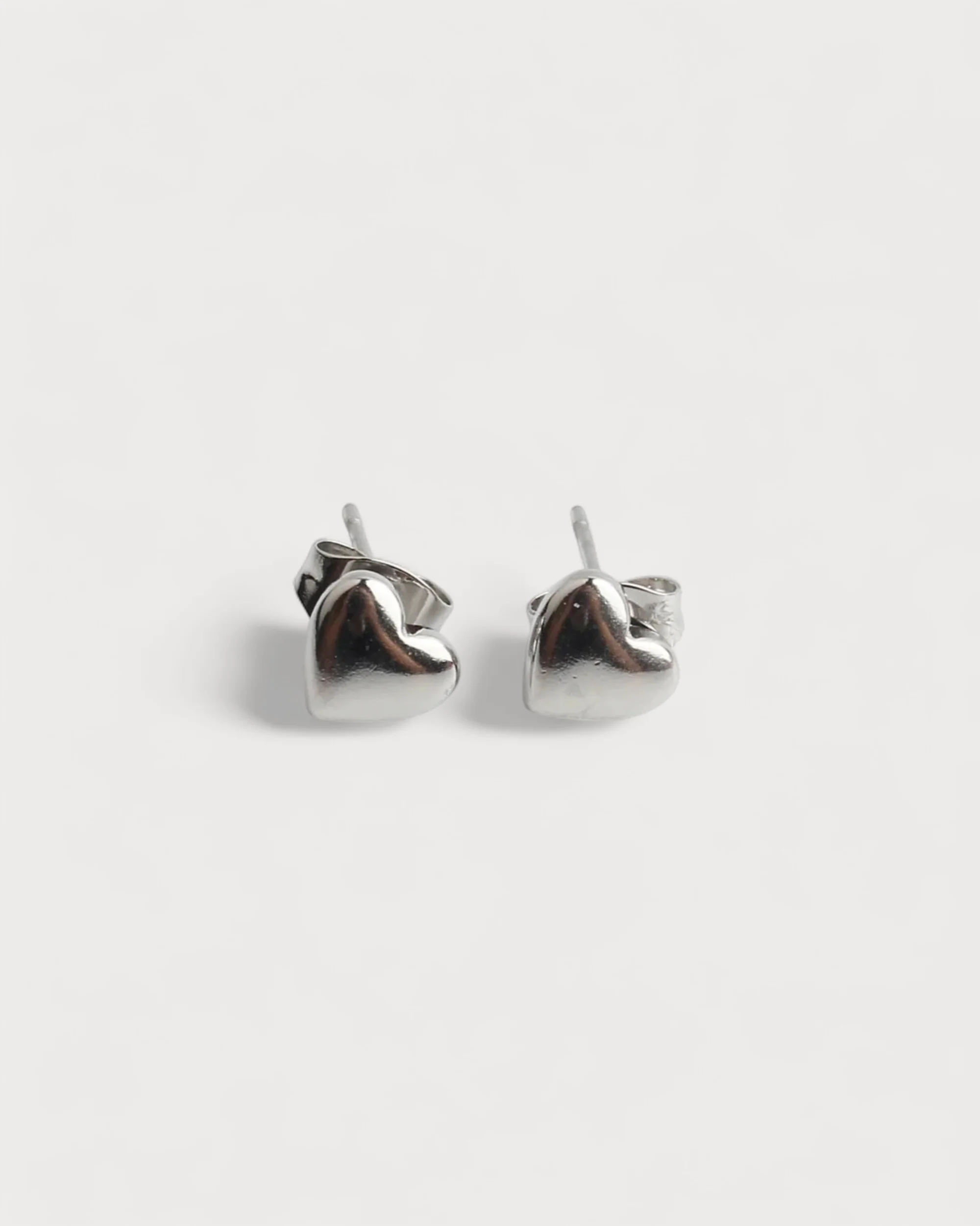 Solid Heart - Ohrstecker - Ohrringe - Edelstahl - Image 3