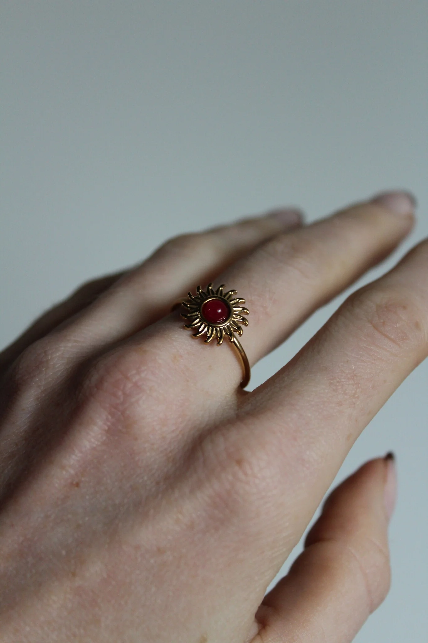 Sonnenschein - Ring - Edelstahl - verstellbar - Image 2