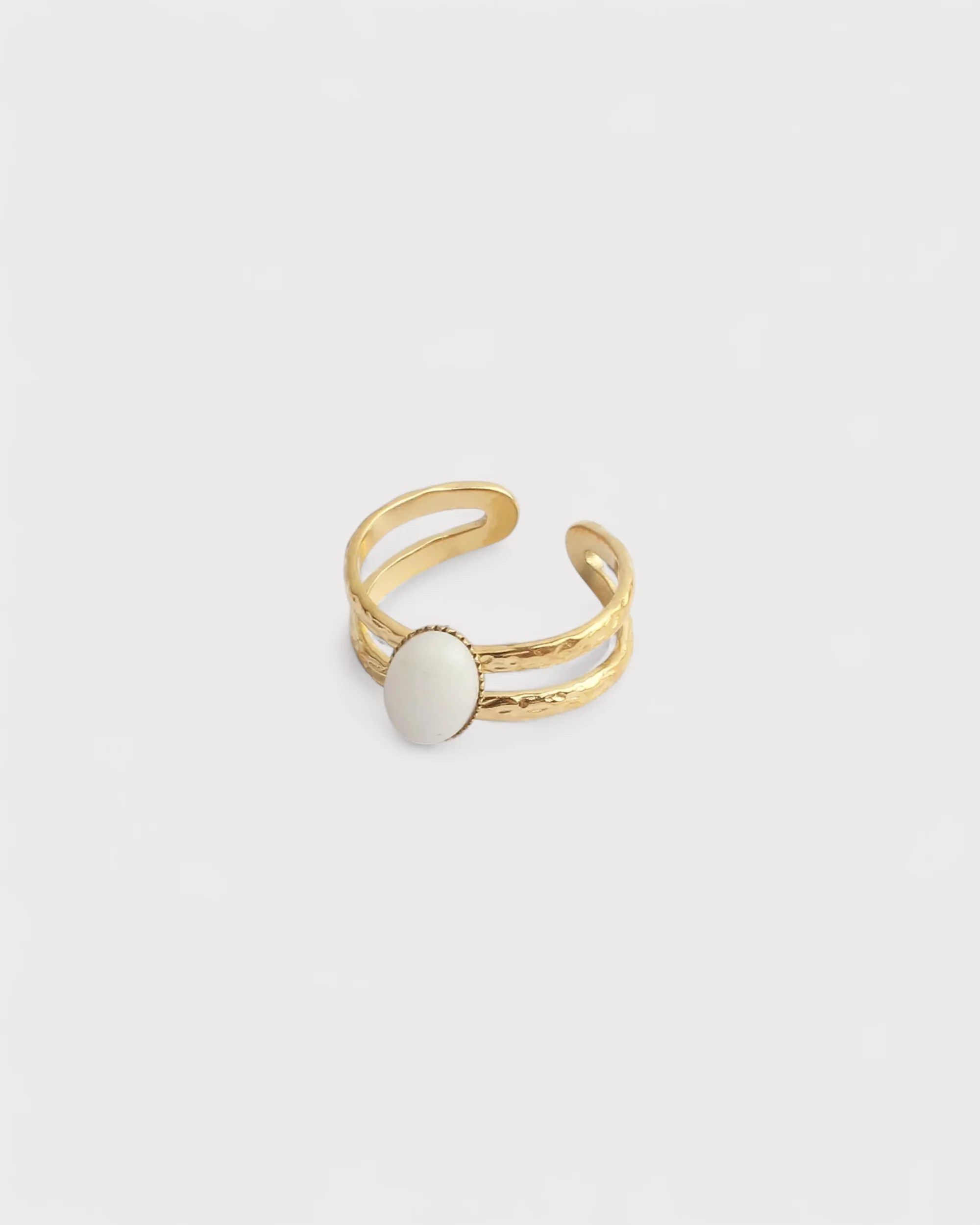 Suzi - Ring - Naturstein - Edelstahl - Verstellbar - Image 11