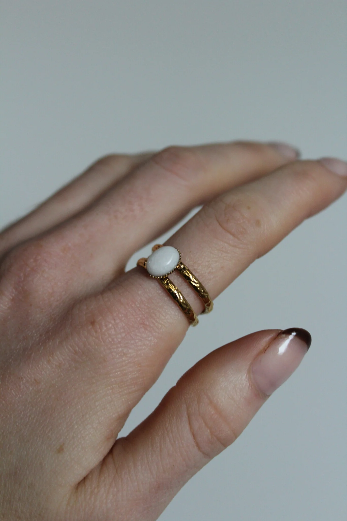 Suzi - Ring - Naturstein - Edelstahl - Verstellbar - Image 13