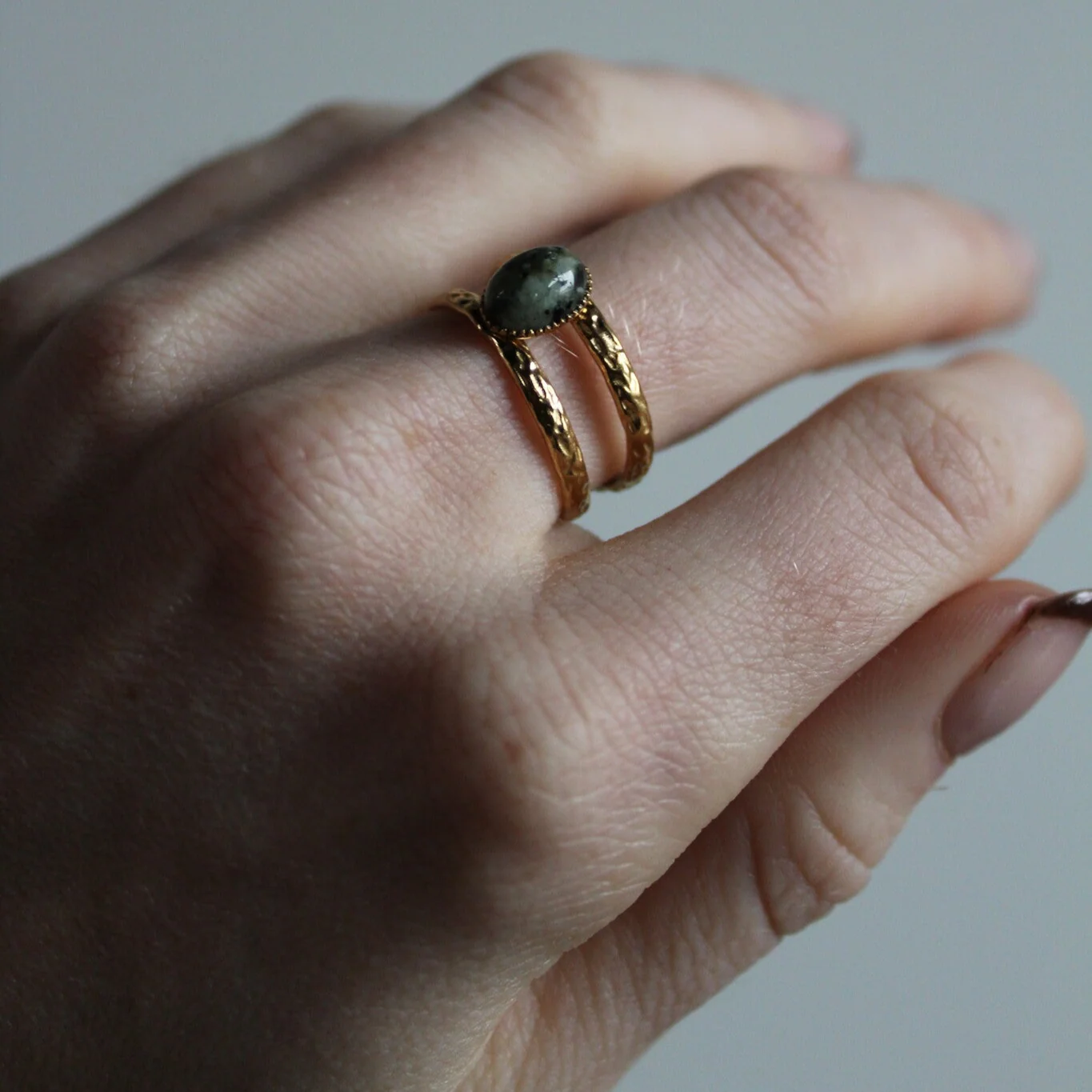 Suzi - Ring - Naturstein - Edelstahl - Verstellbar - Image 4