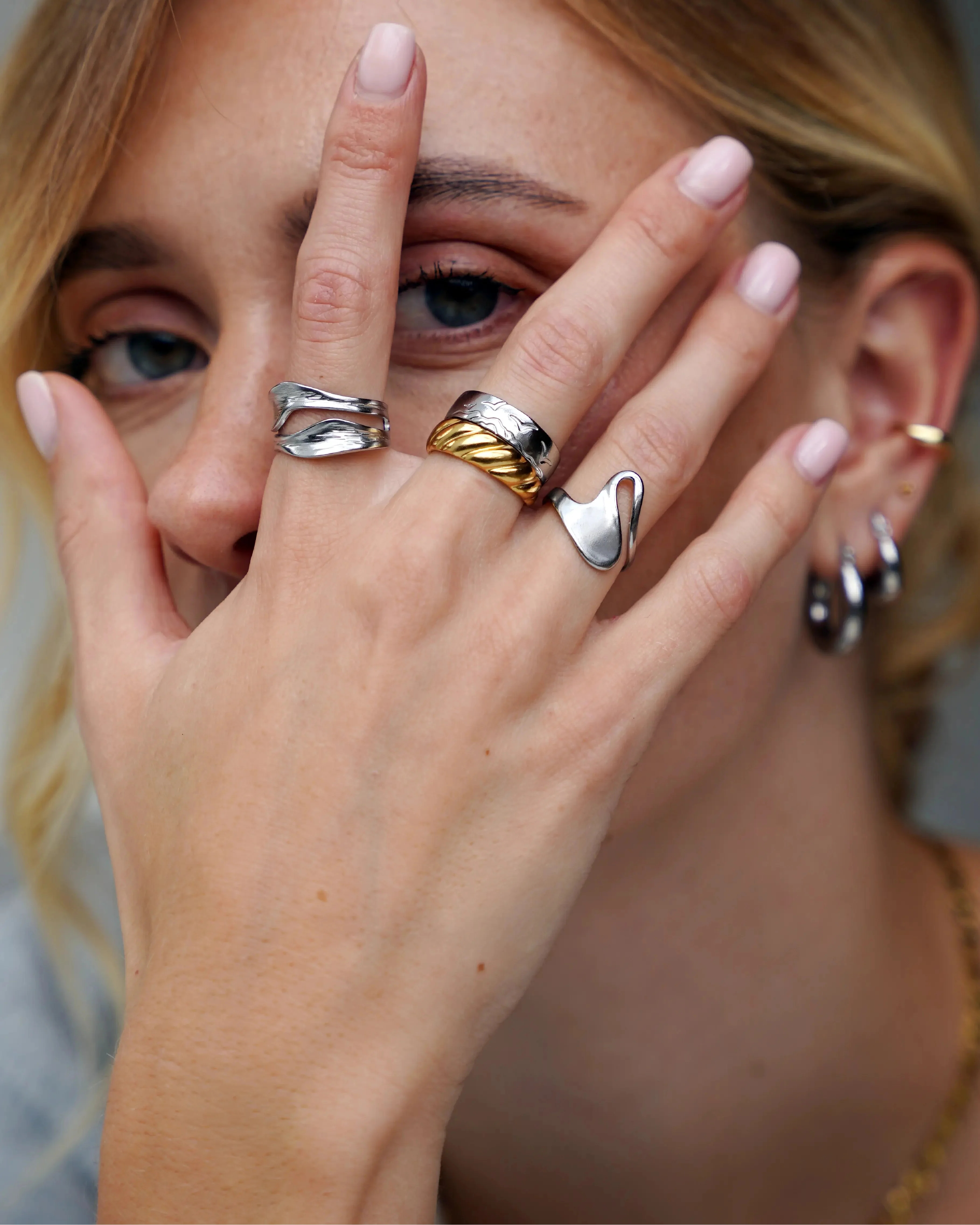 Jeanique - Ring - Edelstahl - Image 2