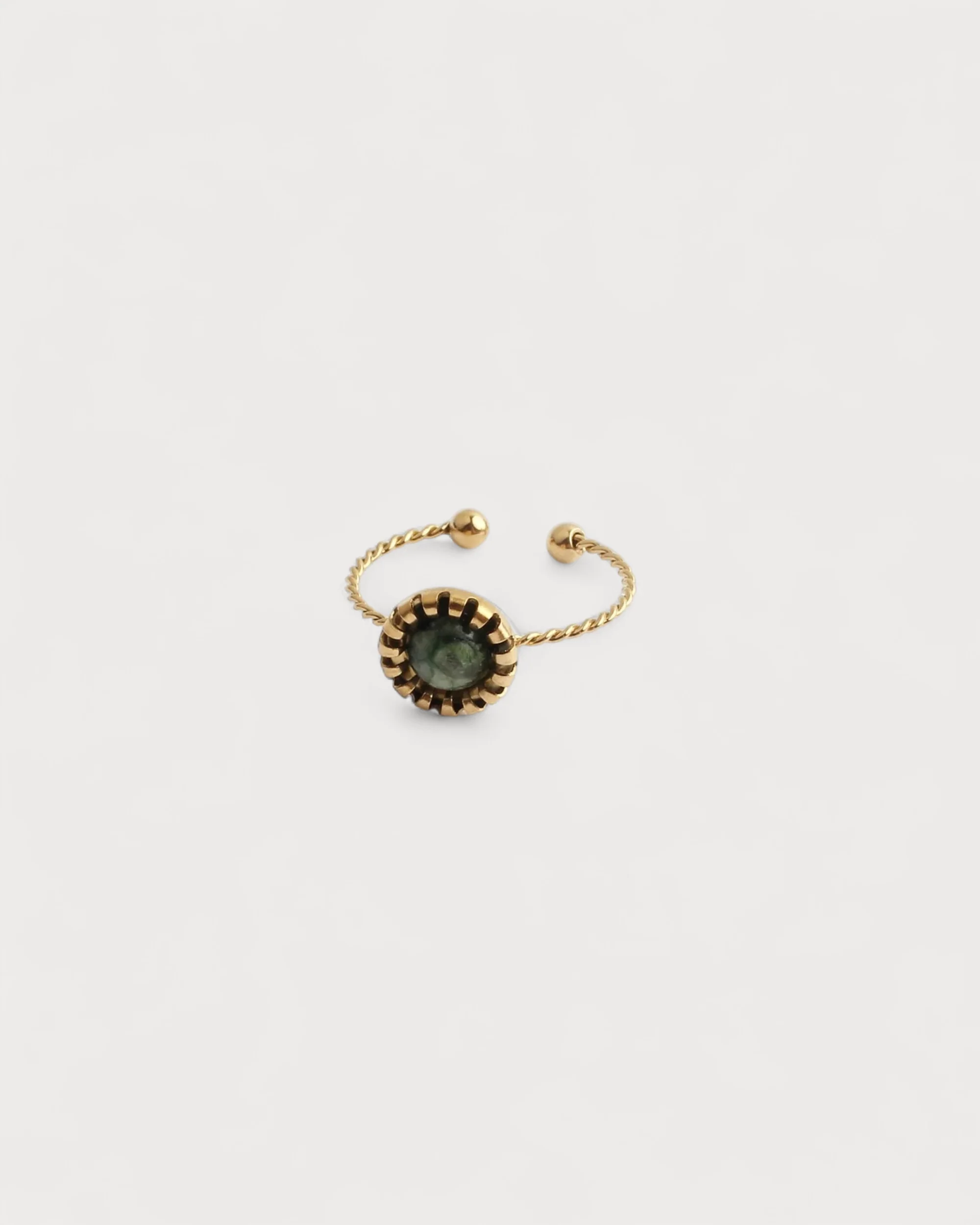 Tara - Ring - Naturstein - Edelstahl - Verstellbar - Image 8